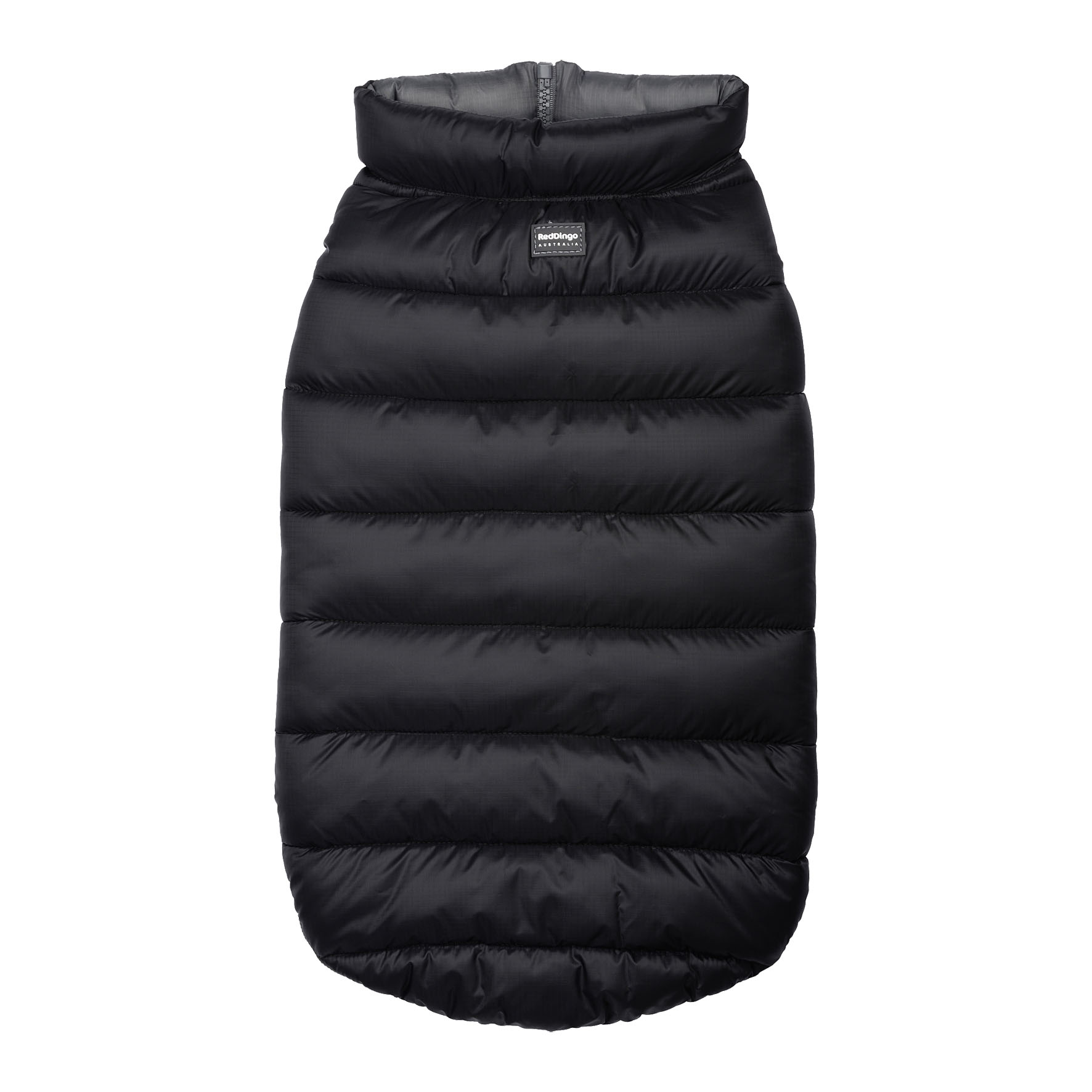 RedDingo Pufferjacke Schwarz/Grau 55cm