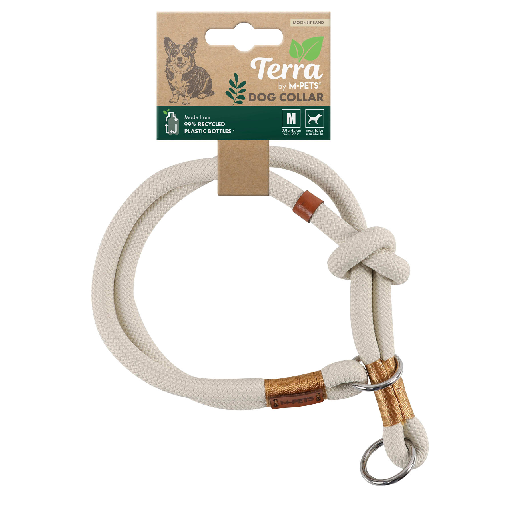 M-Pets Hundehalsband, weiss