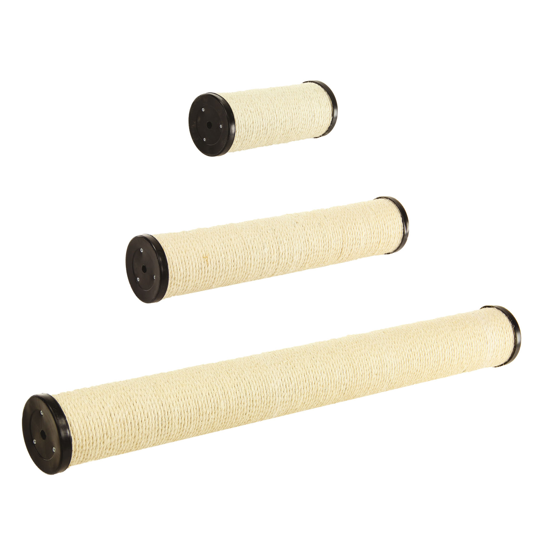 Säule Sisal, D=12cm  (Gewinde 10mm)