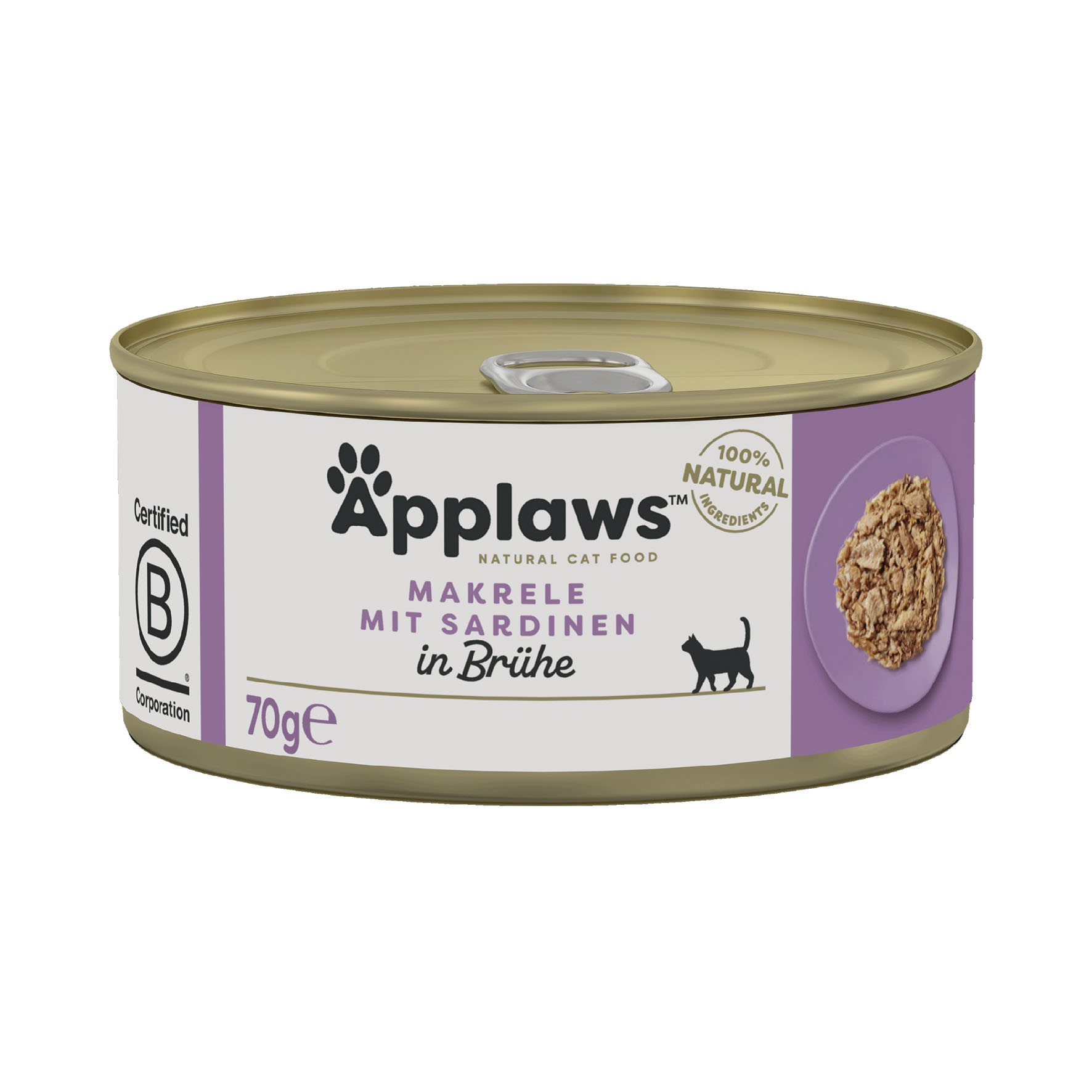 Applaws Maquereaux & Sardines en bouillon, 70g Applaws Maquereaux & Sardines en bouillon, 70g