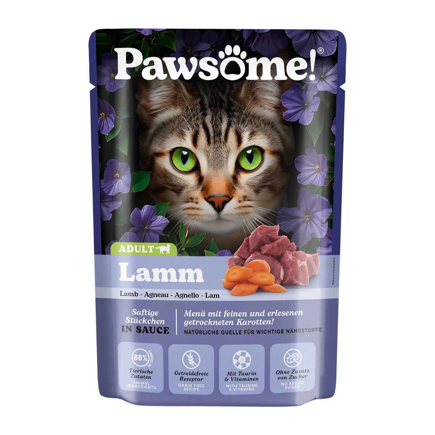Pawsome Adult Lamm 85g