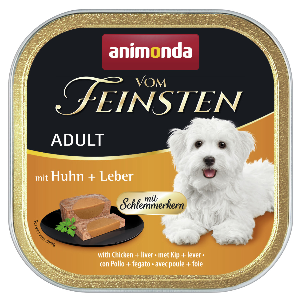 Animonda vom Feinsten Adult Schlemmerkern mit Huhn + Leber, 150g Animonda vom Feinsten Adult Schlemmerkern mit Huhn + Leber, 150g