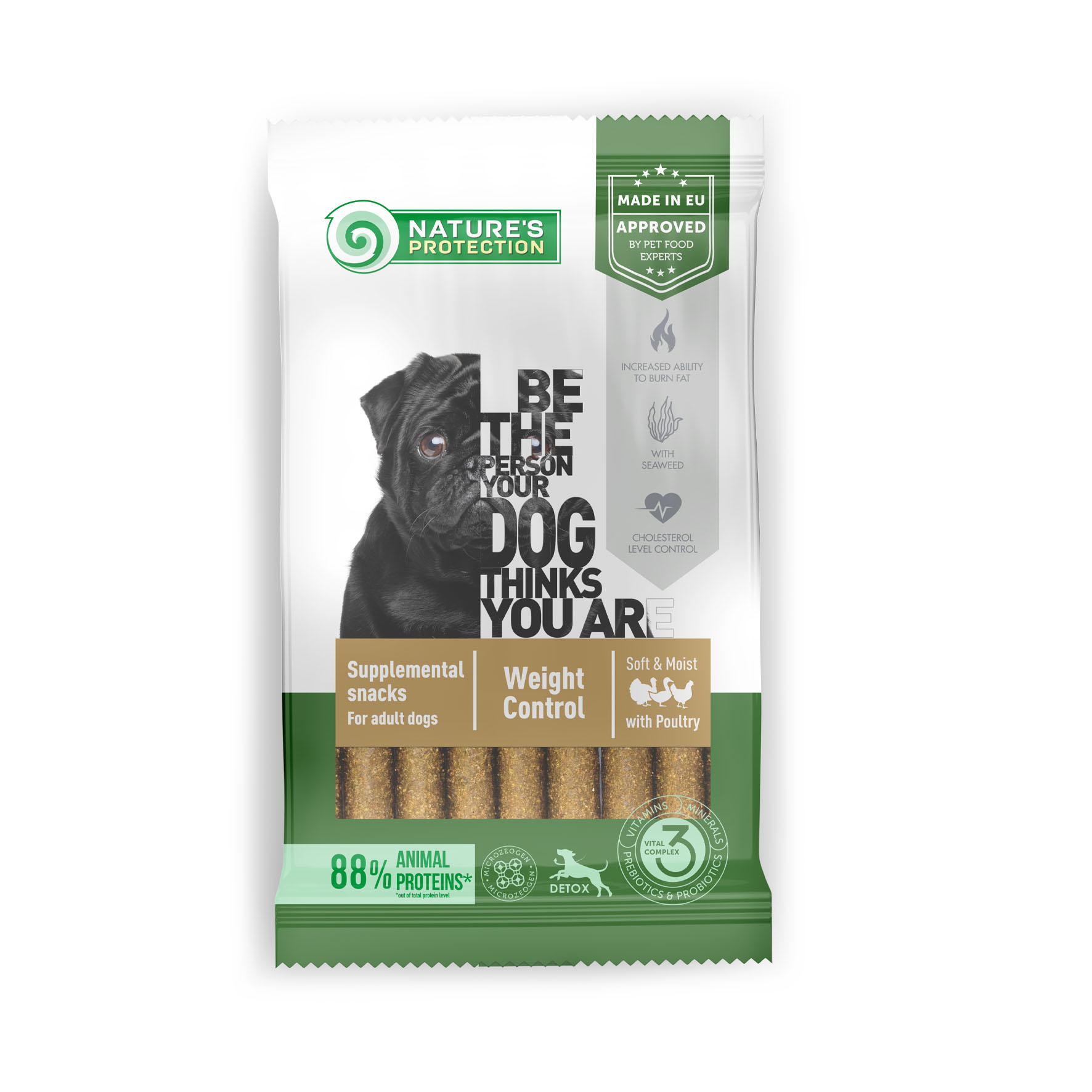 Die Nahrungsergänzungssnacks von Nature's Protection Weight Control, 150g