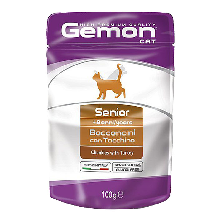 Gemon Cat Senior Dinde, 100 g