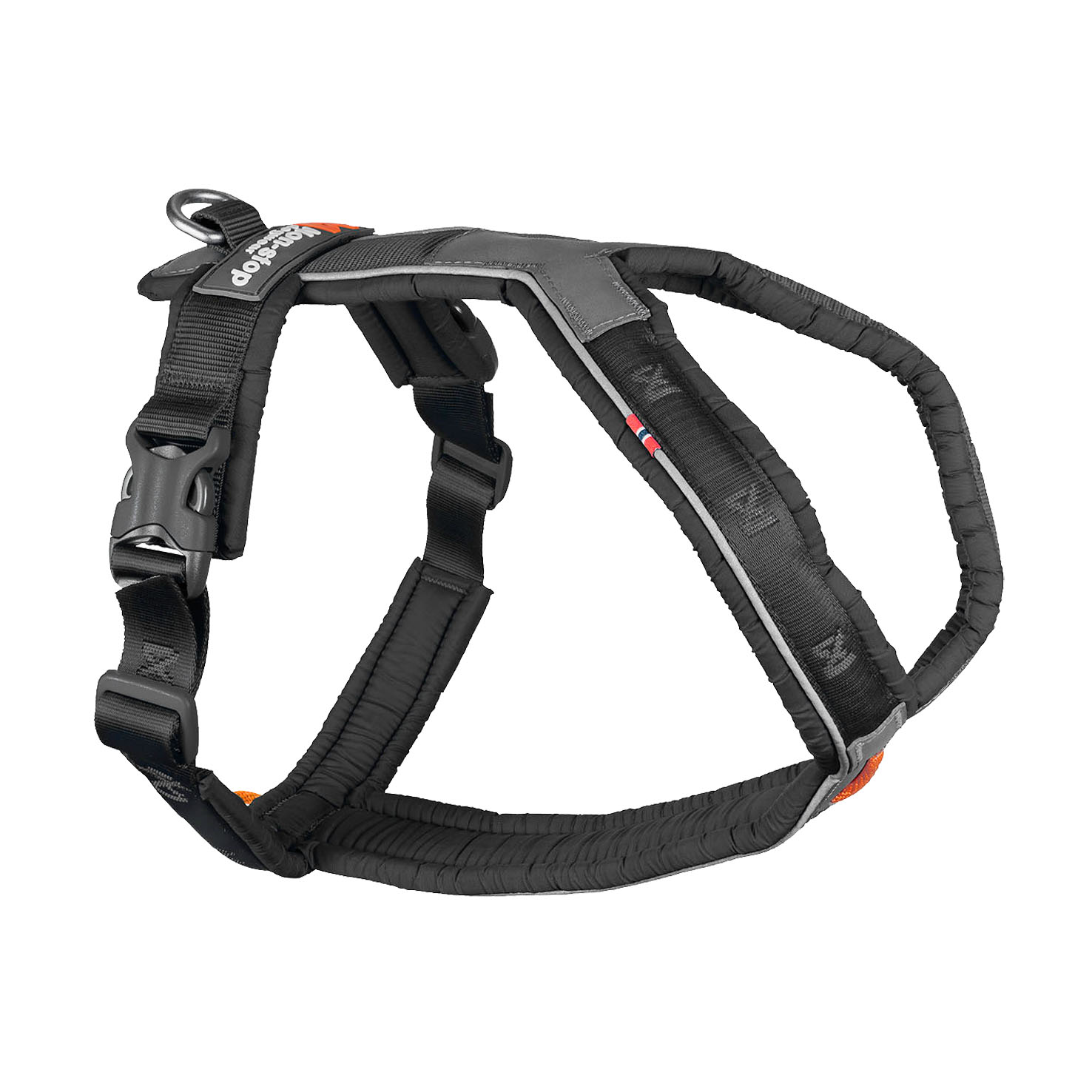 Non-stop Line 5.0 - Geschirr schwarz, Gr.0, Hals: 20-24cm, Brust: 28-38cm