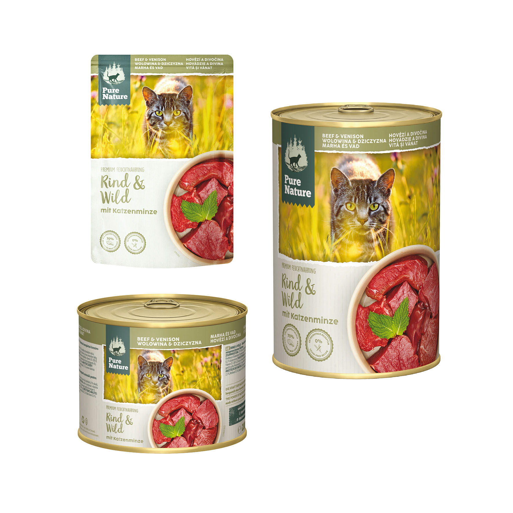 PureNature Rind und Wild mit Katzenminze