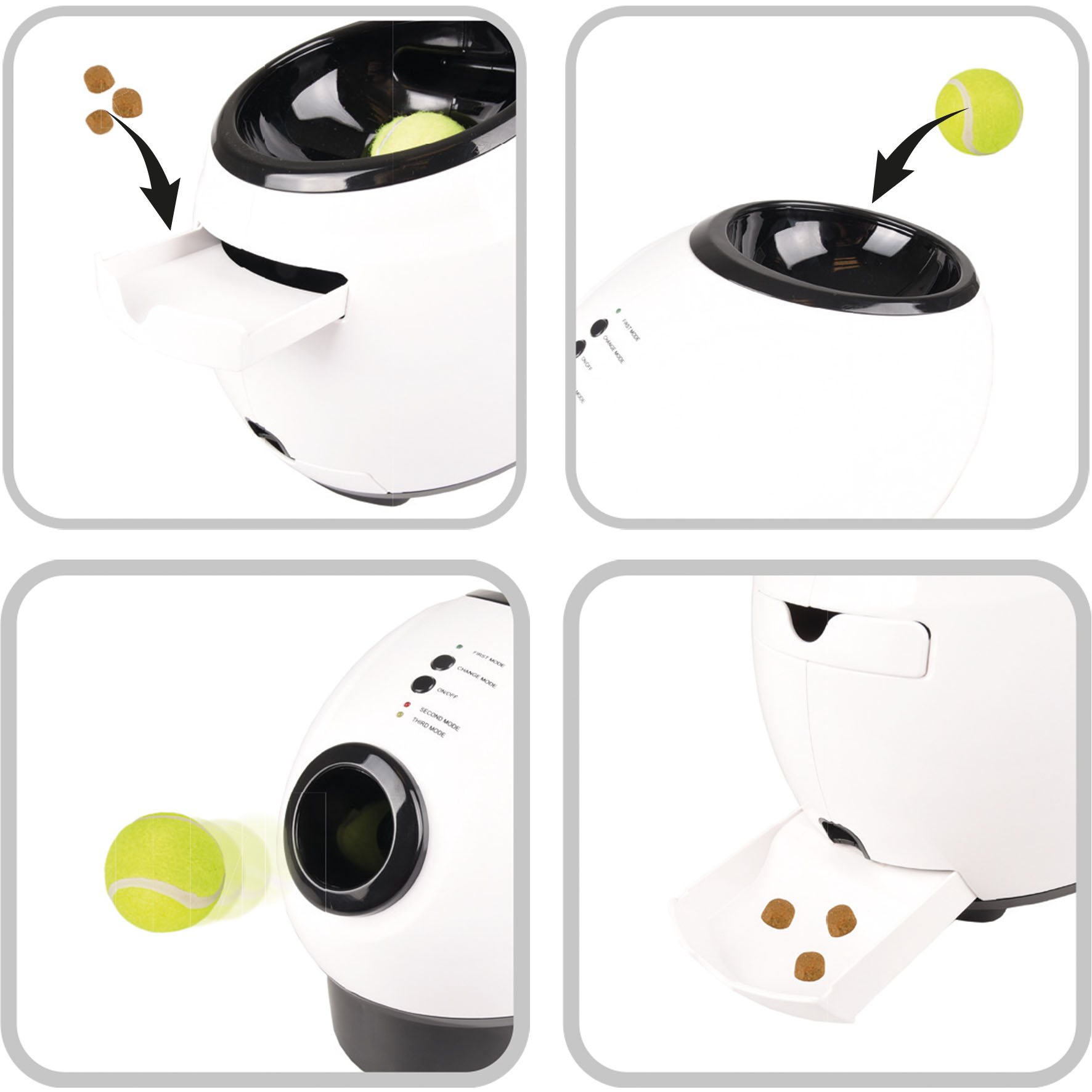 Pointer Mini macchina lanciatore di palline da tennis 2.0