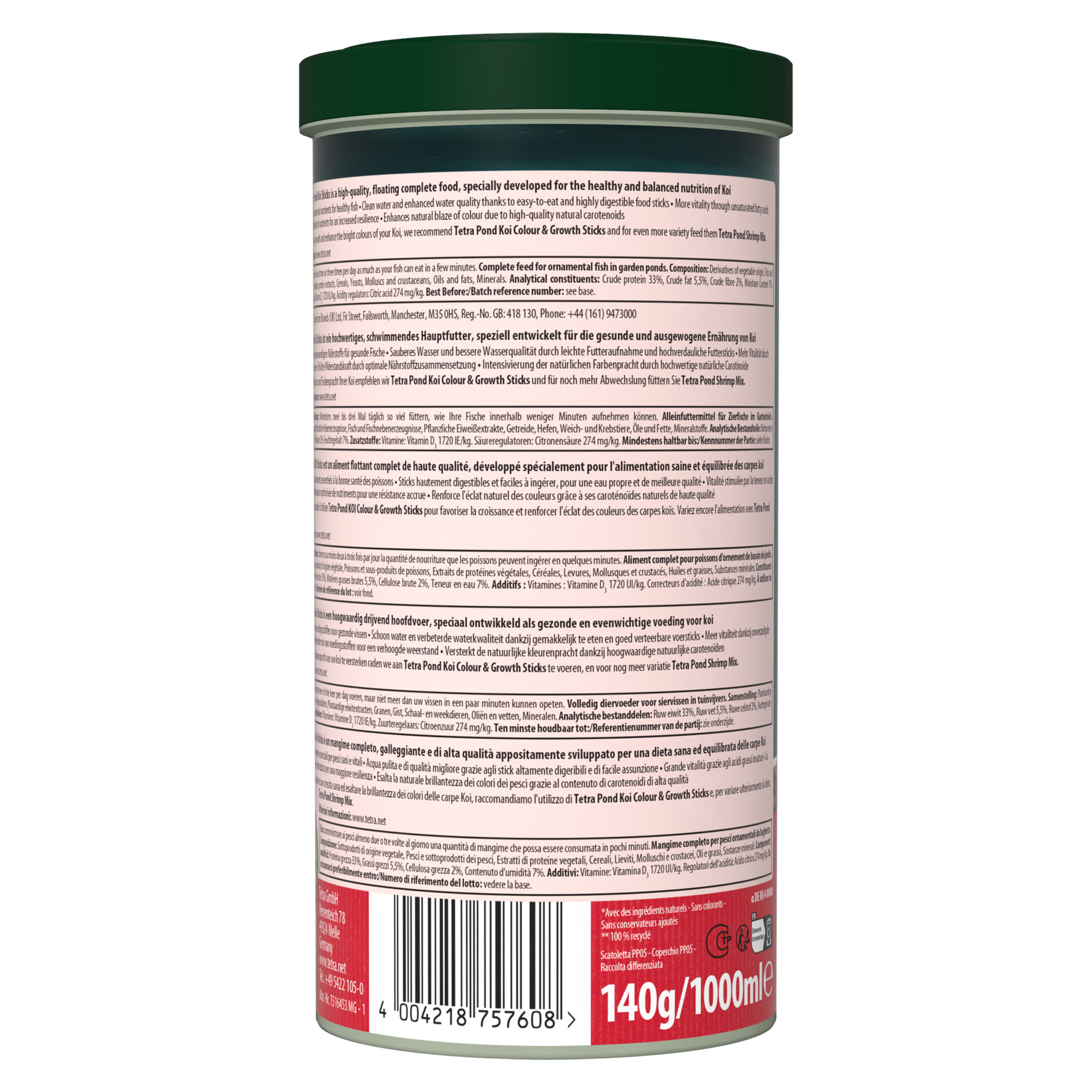 TetraPond Koi Sticks