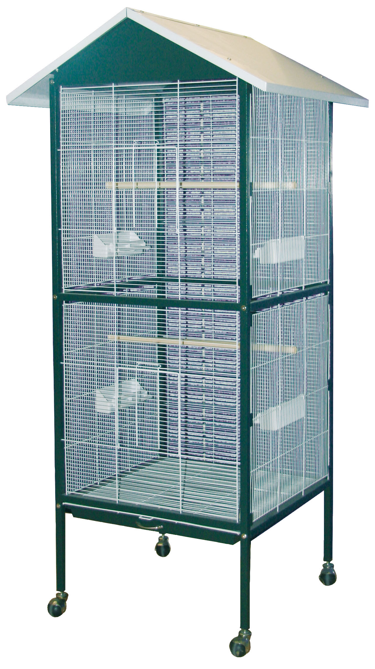 swisspet Voliere Brissago, weiss-grün