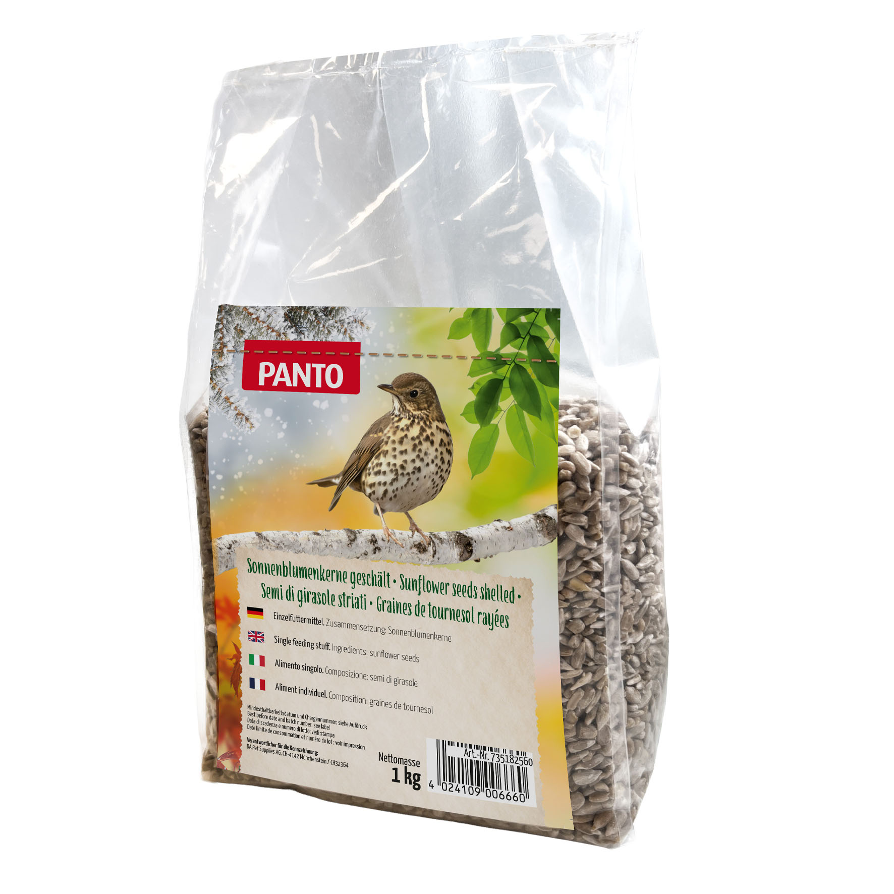 Graines de tournesol Panto - décortiquées