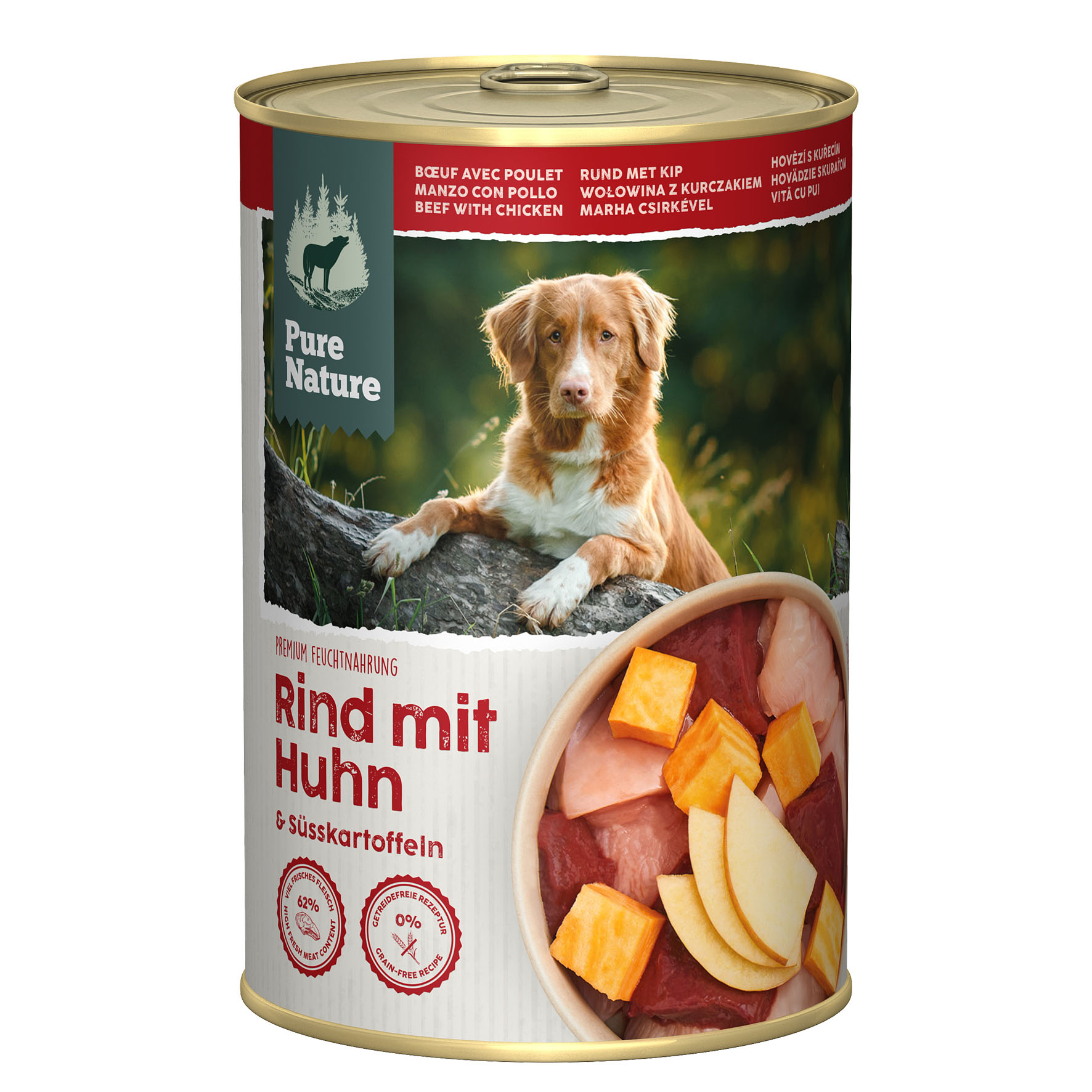 PureNature Rind Pur mit Süsskartoffel, 400g