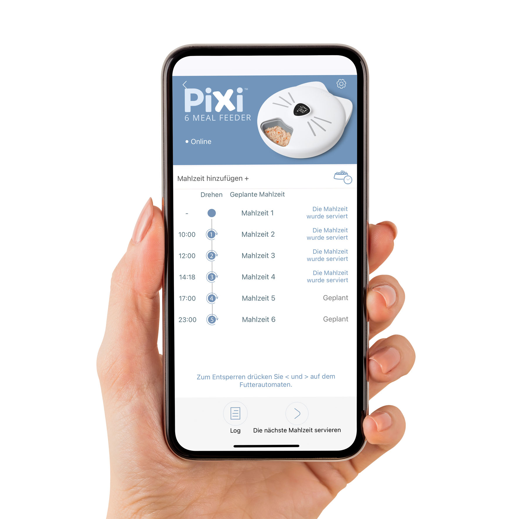 Catit Pixi Smart Futterautomat, 6x170ml