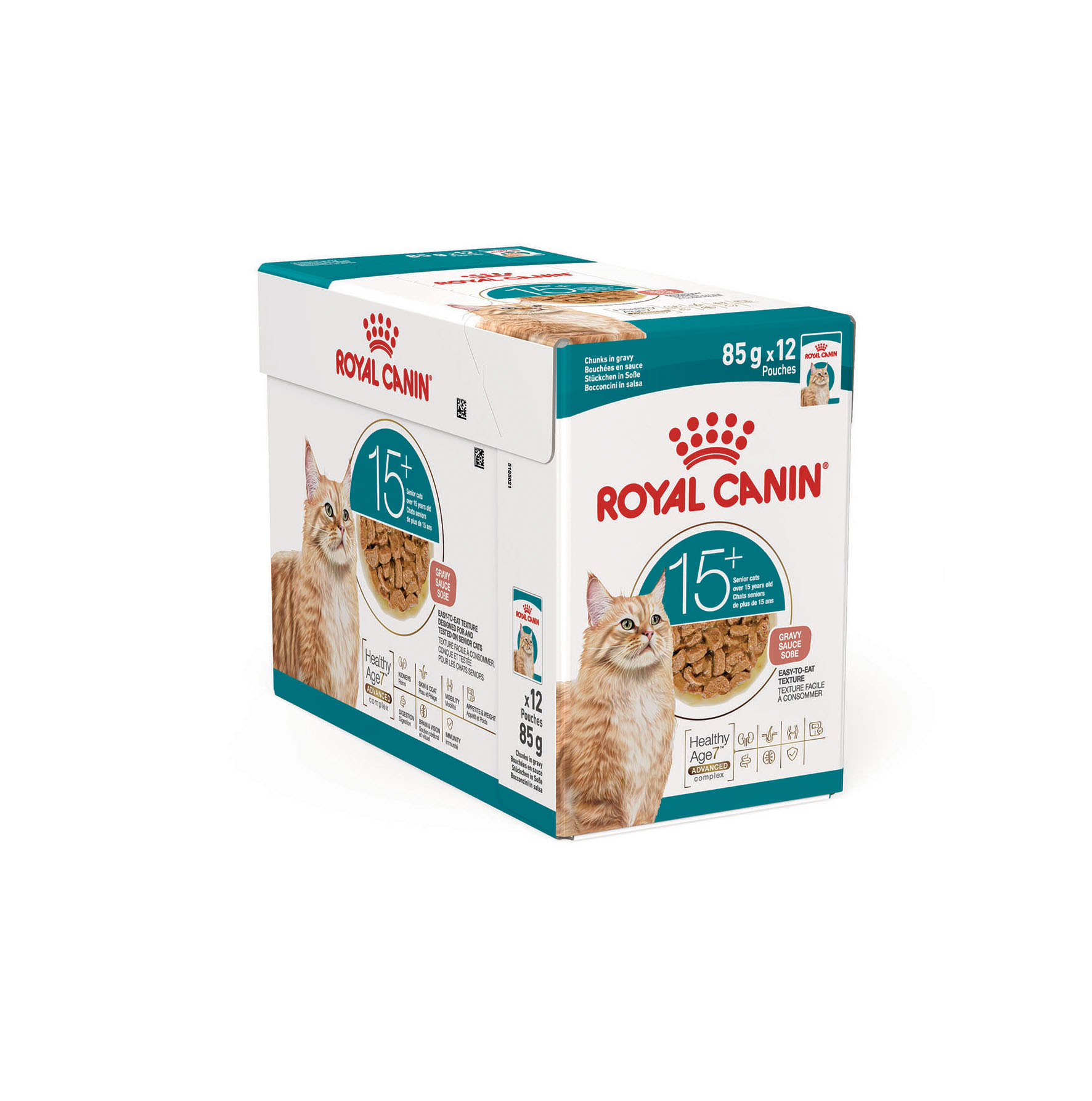 Royal Canin FHN Ageing 15+ Gravy Nassfutter für Katzen, 85g
