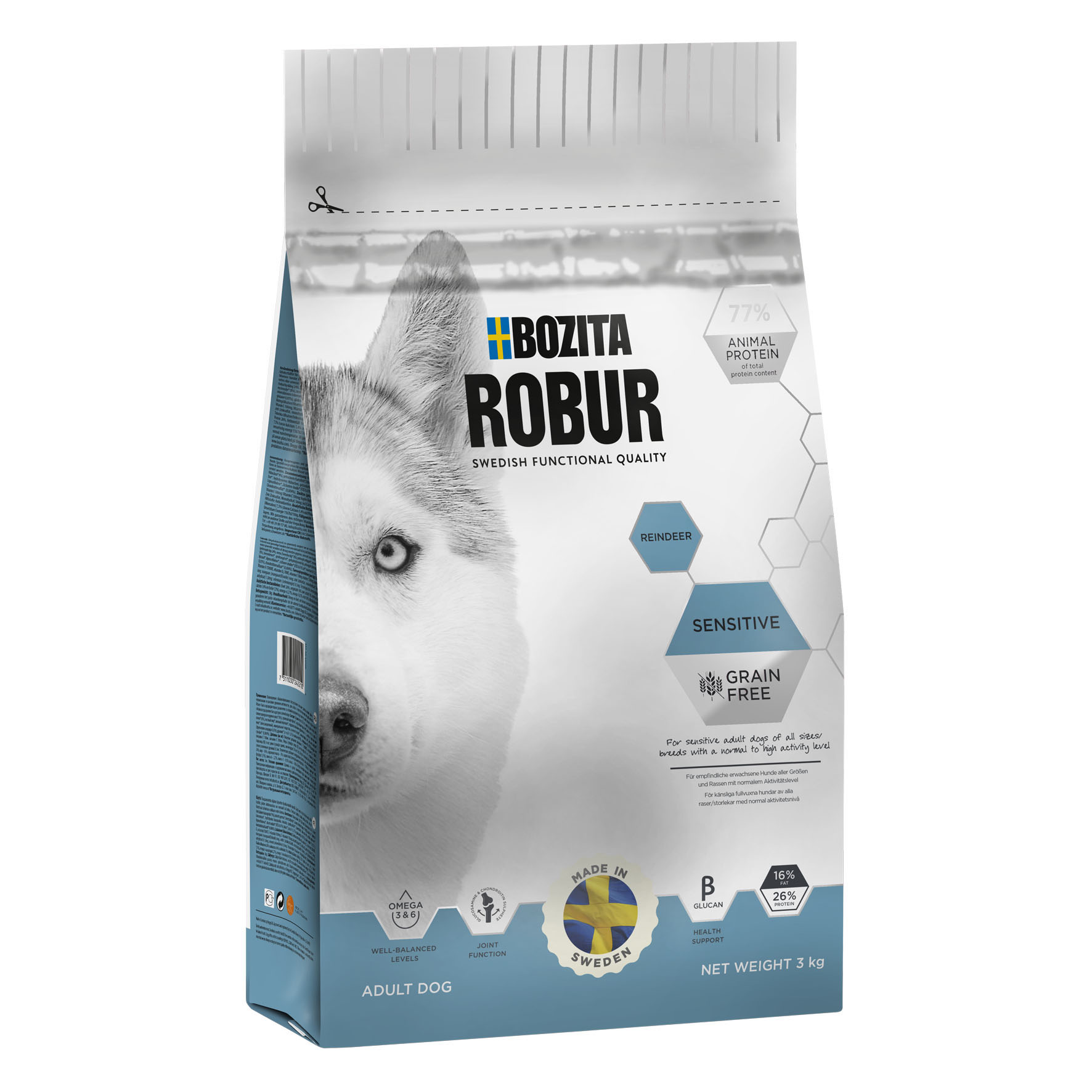 Bozita Robur Grain Free Reindeer