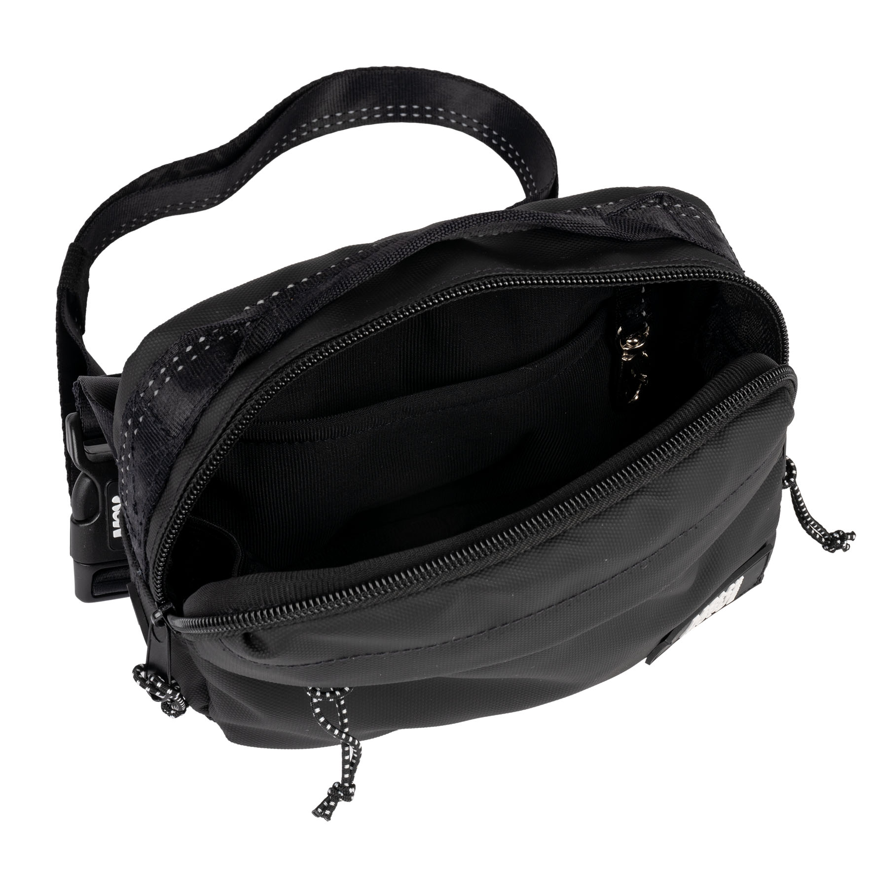 Max&Moll sac pour chien Matrix 2.0 noir, L:18cm H:12cm L:6cm, sangle:140cm