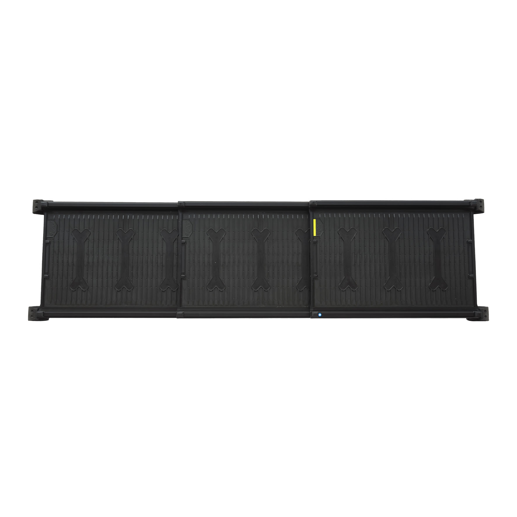 4pets EasySteps nero rampa telescopica per cani, portata fino a 100 kg