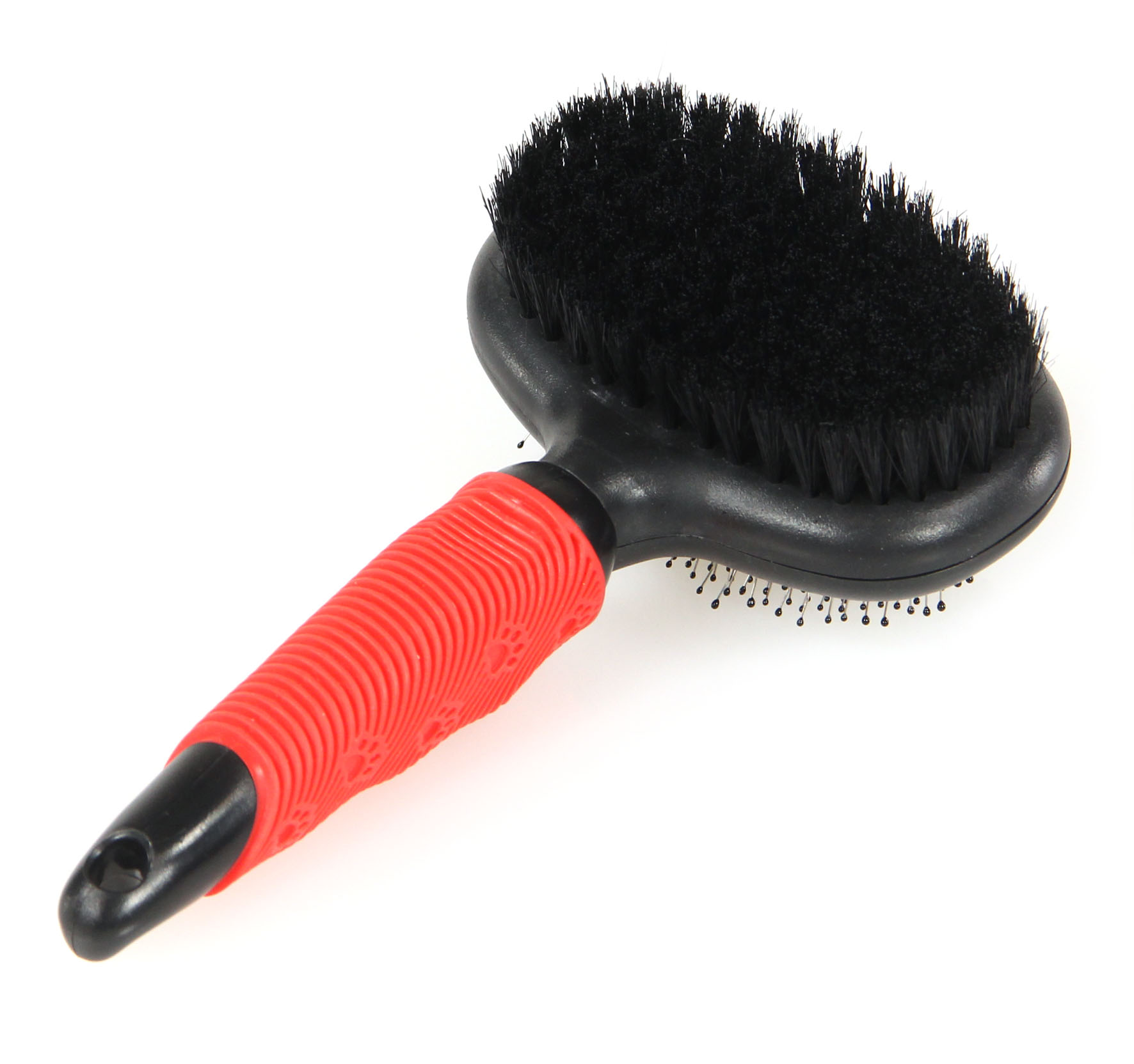 swisspet Care Doppelbürste, oval 12cm, L=20cm