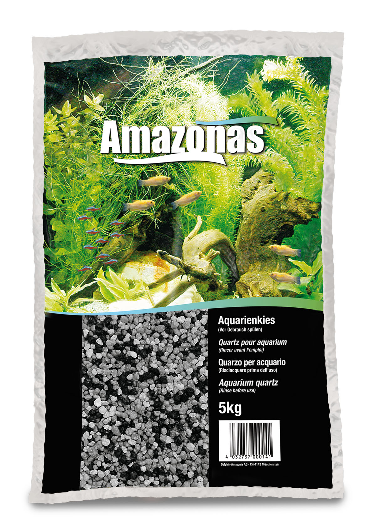Amazonas Quarzkies, Grey Mix, 1-2mm, 5kg Amazonas Quarzkies, Grey Mix, 1-2mm, 5kg