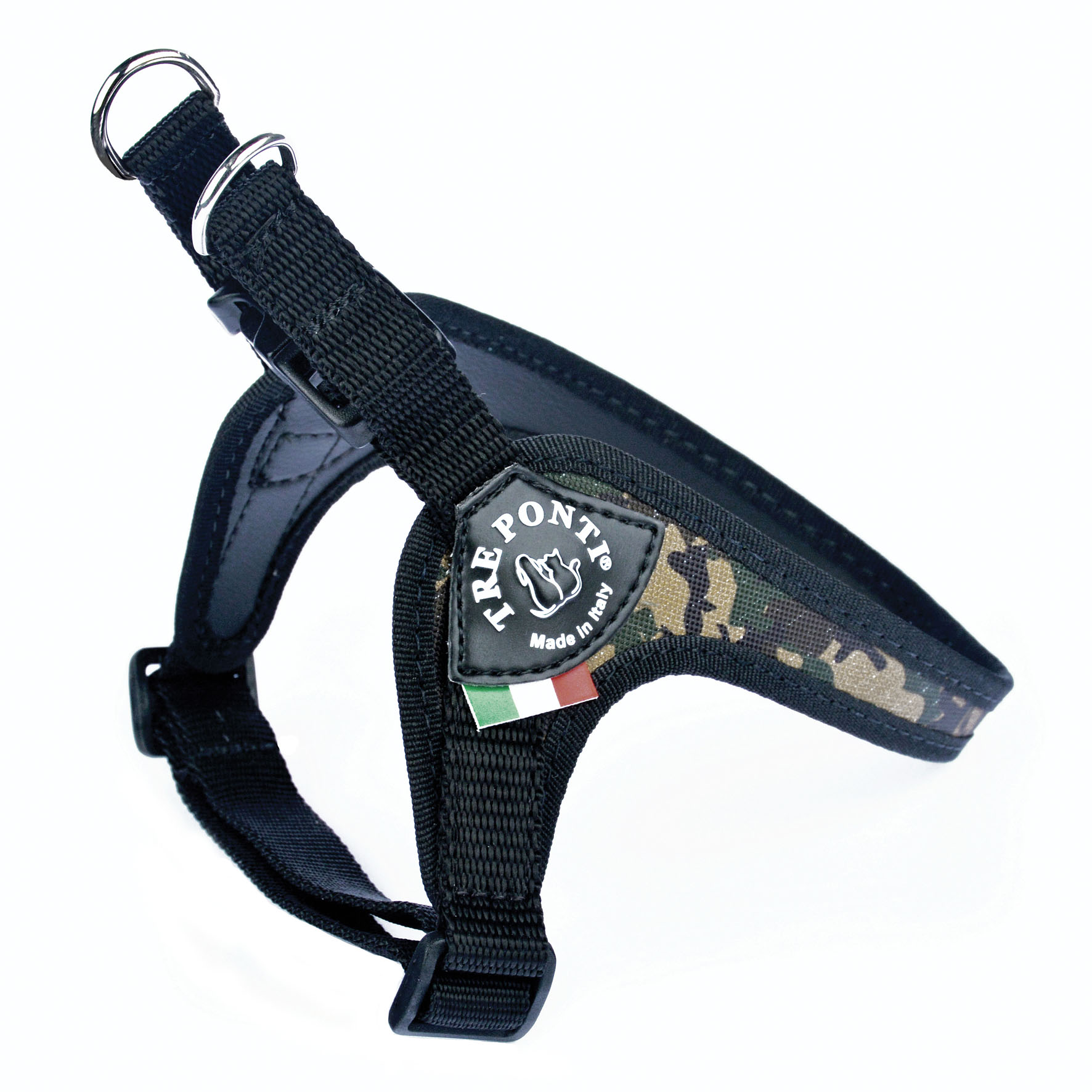 Tre Ponti Hundegeschirr, verstellbar, Camouflage XL=44-59cm; 6-7kg