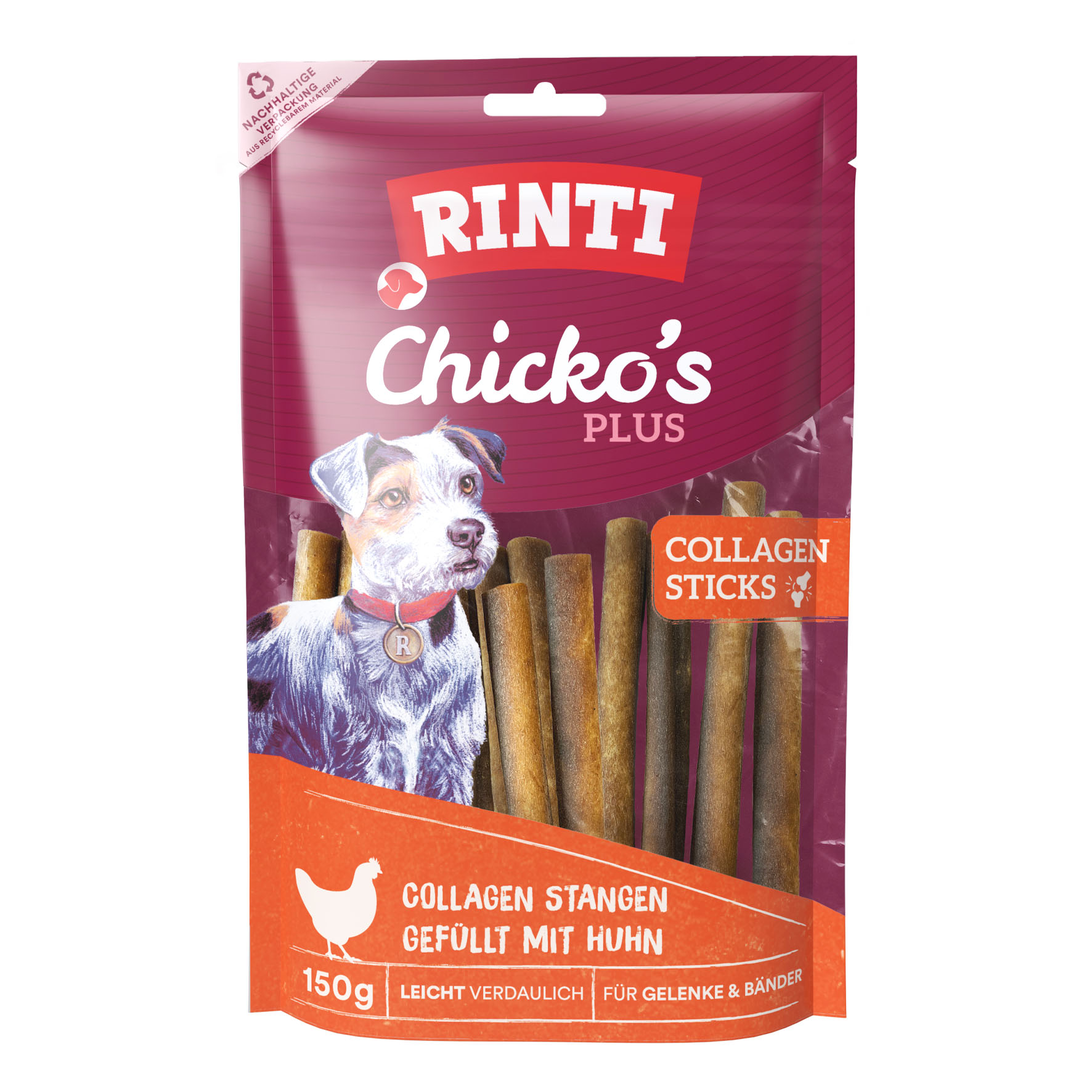 Rinti Chicko's Plus Collagen Sticks 150g