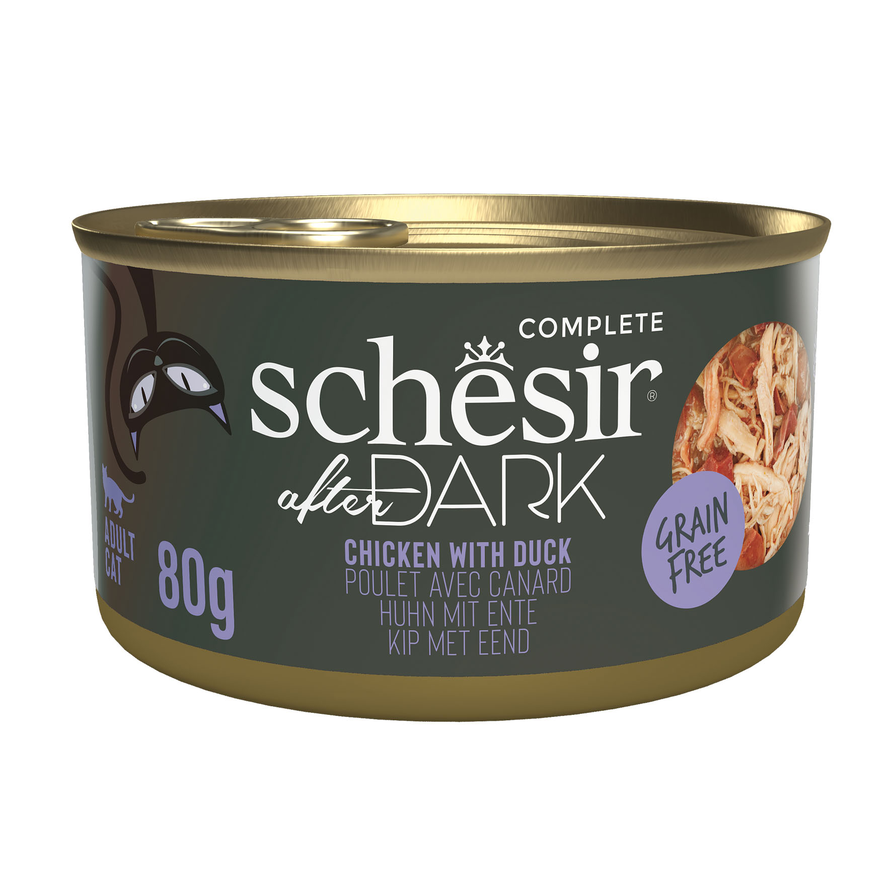Schesir After Dark Wholefood poulet avec canard, 80g