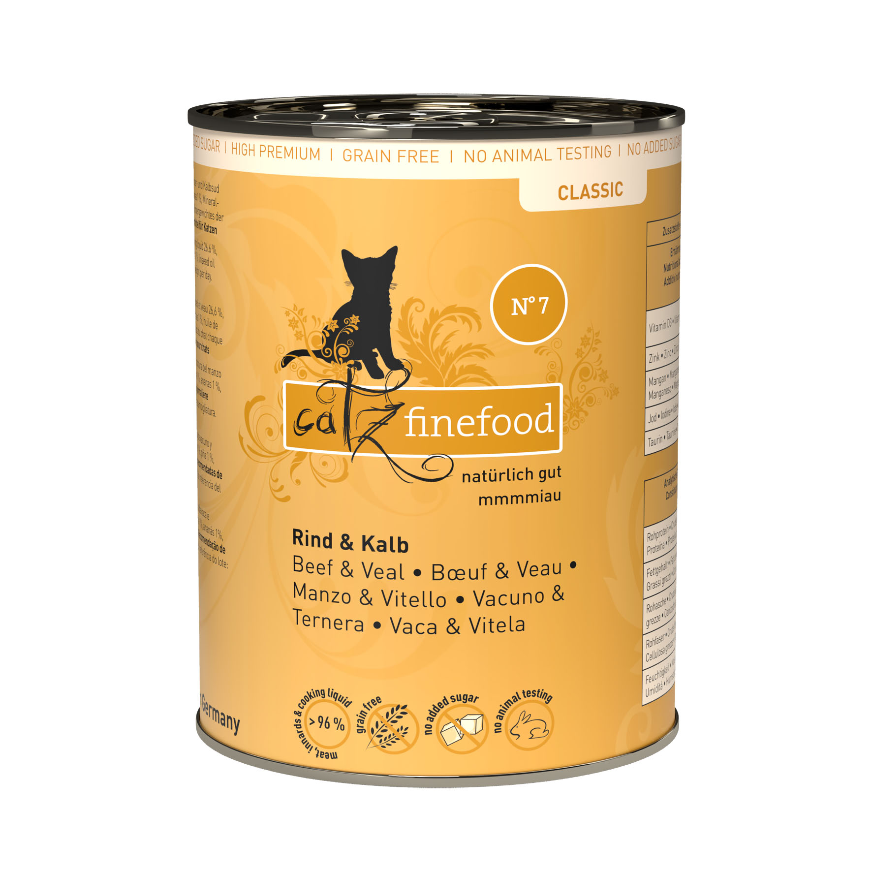 Catz Finefood No. 7 mit Kalb, 400g