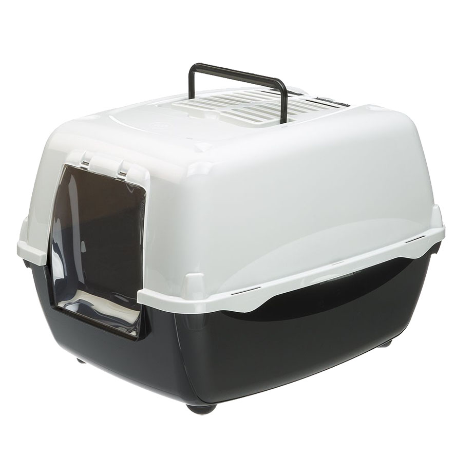 Ferplast Katzenhaustoilette Bella, schwarz