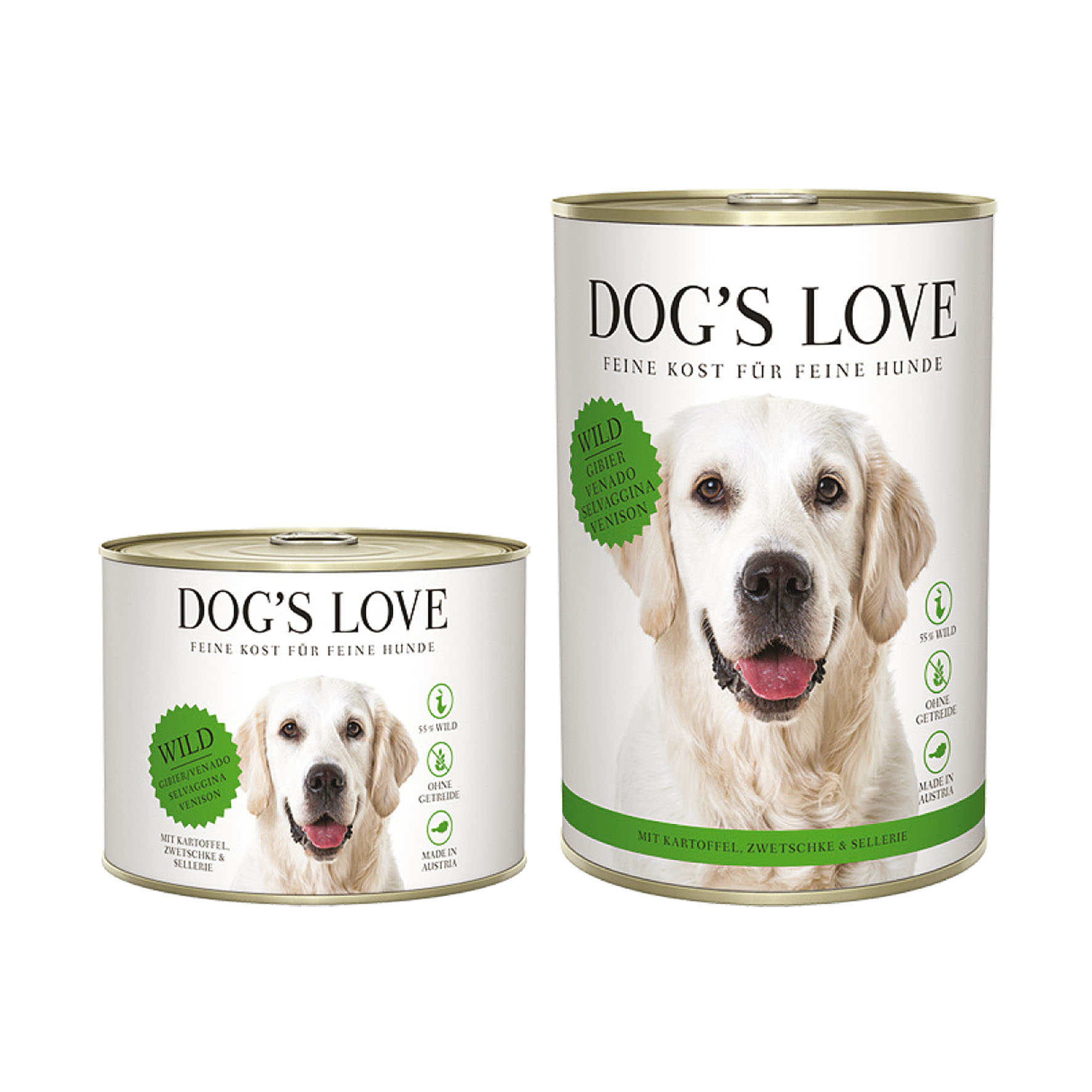 Dog‘s Love Classic Adult Wild, Kartoffel, Zwetschgen & Sellerie