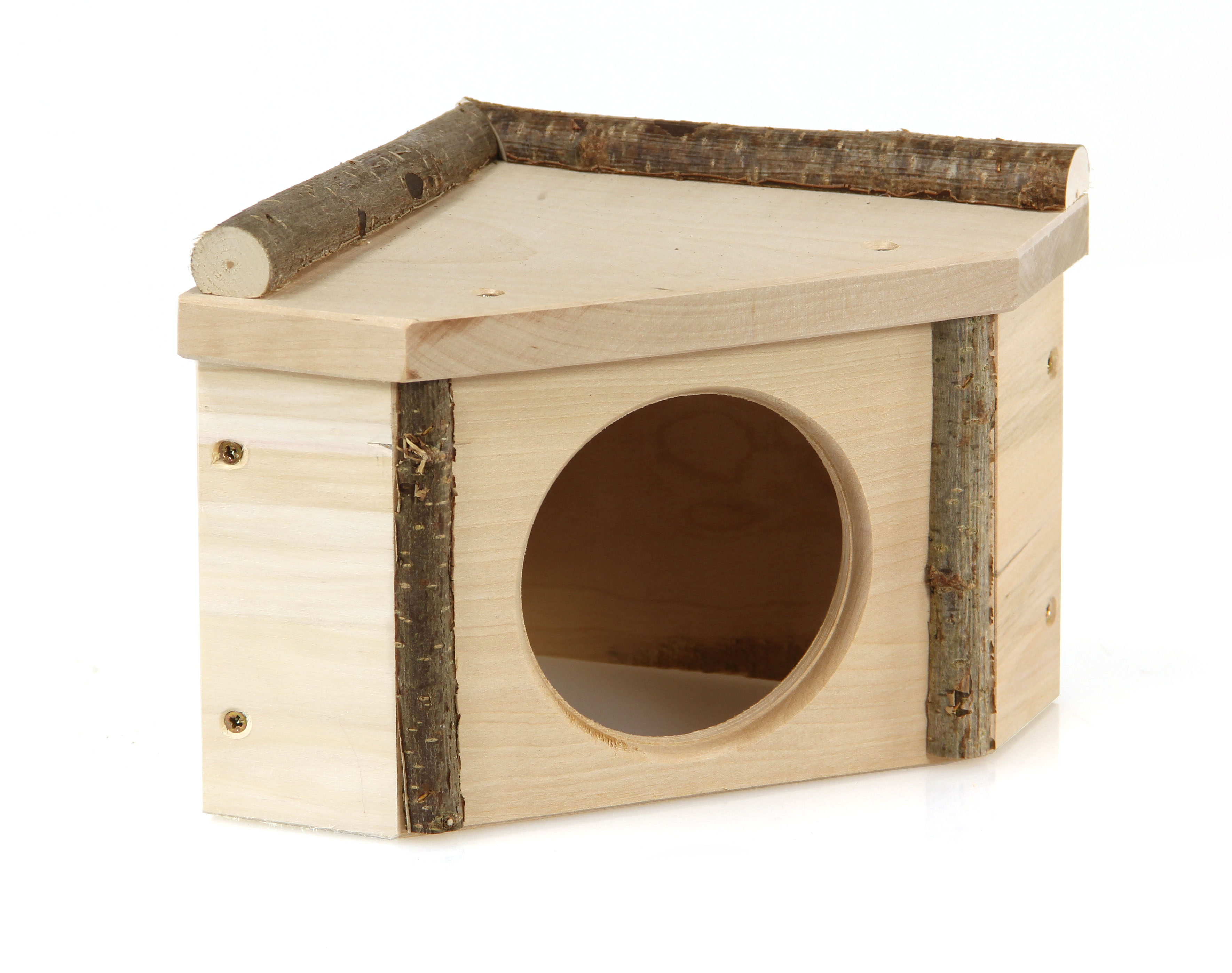 Maison d‘angle pour rongeurs M, 39x29x19cm