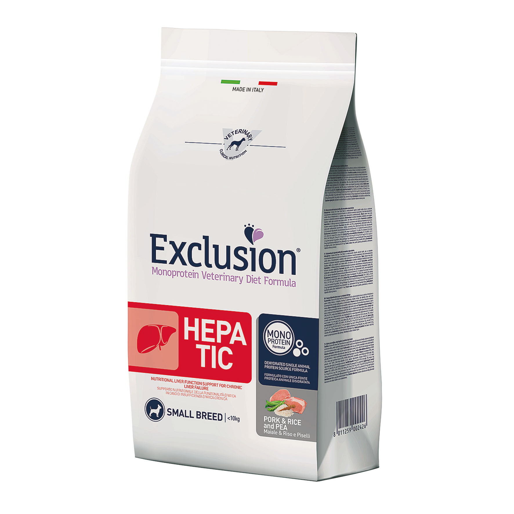 Exclusion Vet Hepatic Adult Small, 2kg