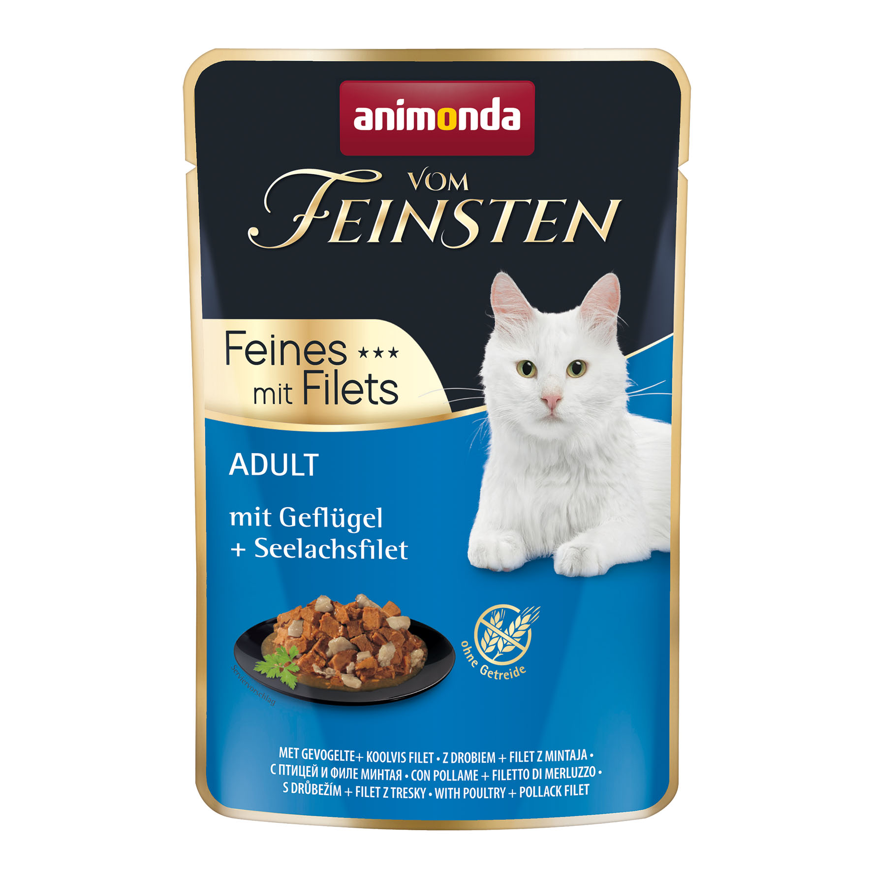 Animonda Vom Feinsten Geflügel & Seelachsfilet , 85g
