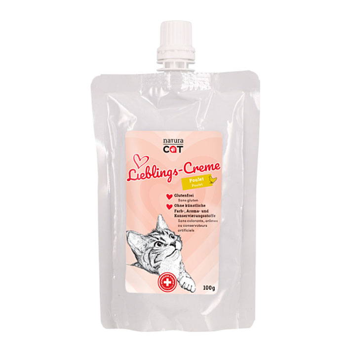 NaturaCat Lieblings-Creme Huhn, 100g