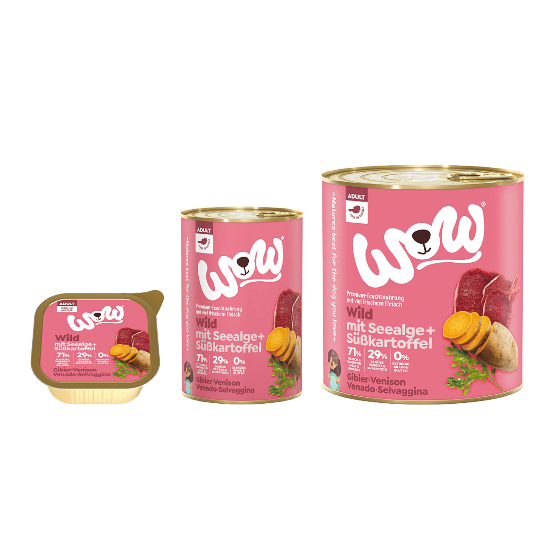 WOW Adult Wild mit Süsskartoffeln