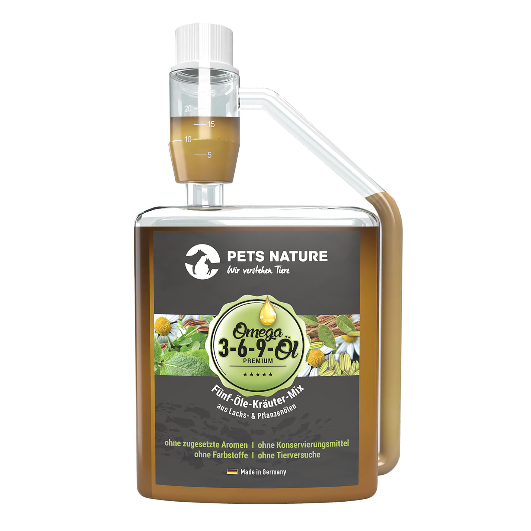 Pets Nature 3-6-9-Kräuteröl 250 ml