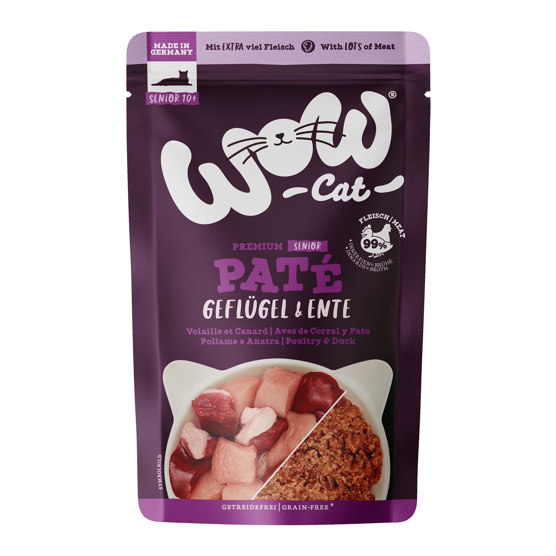 WOW Senior Volaille & Canard, 125g