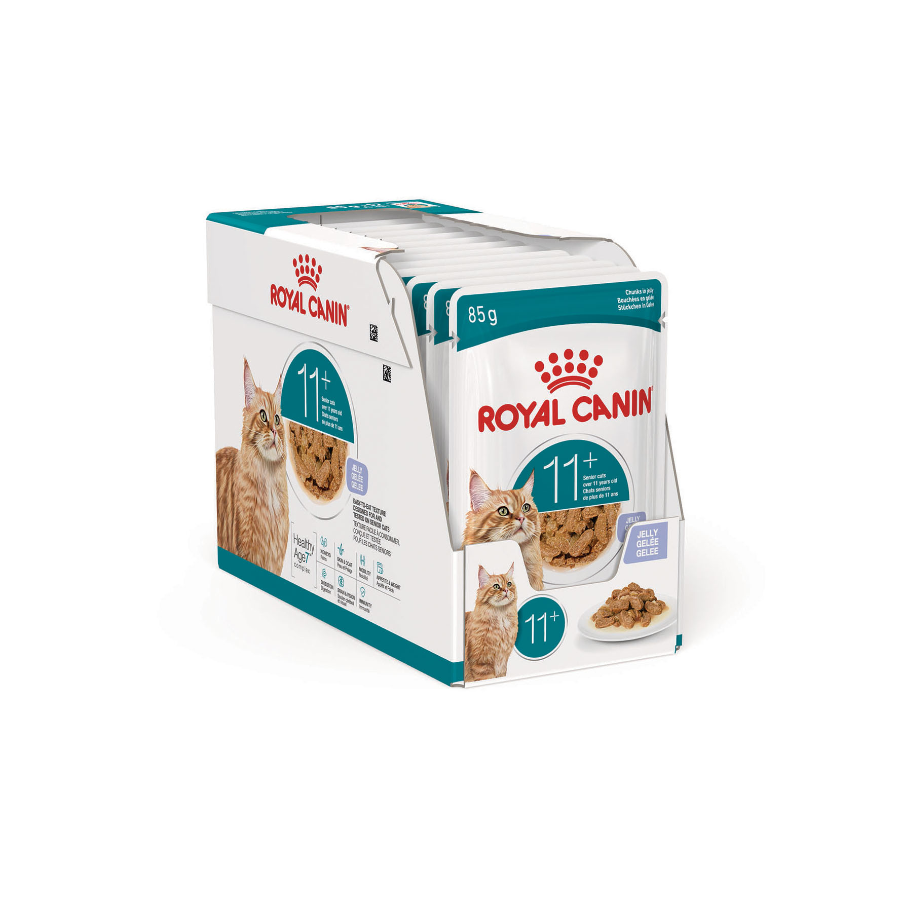 Royal Canin FHN Ageing 11+ Jelly Nassfutter für Katzen, 85g