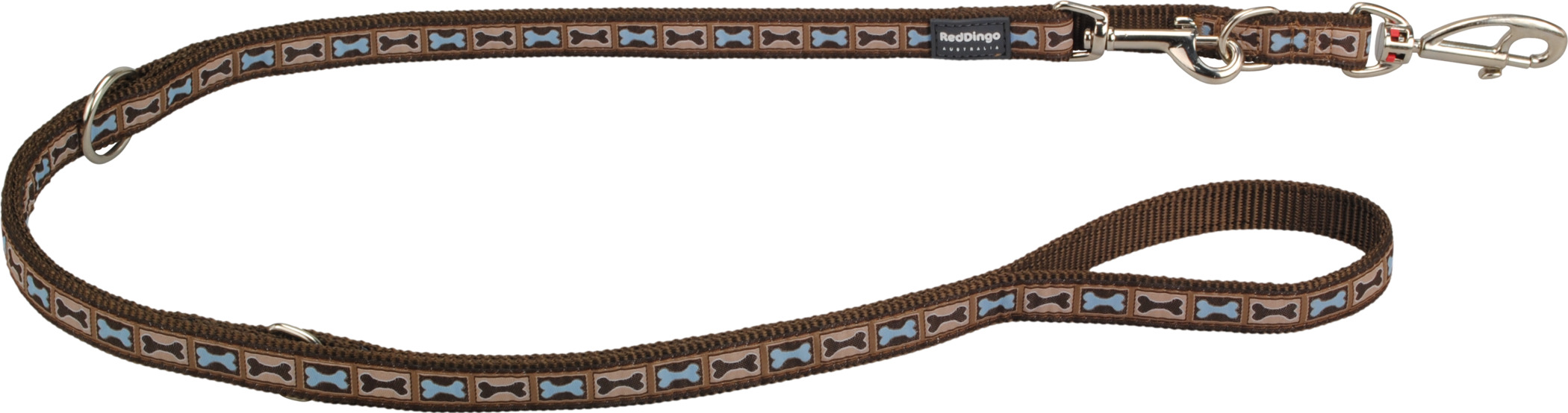 RedDingo Laisse Design Bone Yard Brown, L: 25mm /200cm