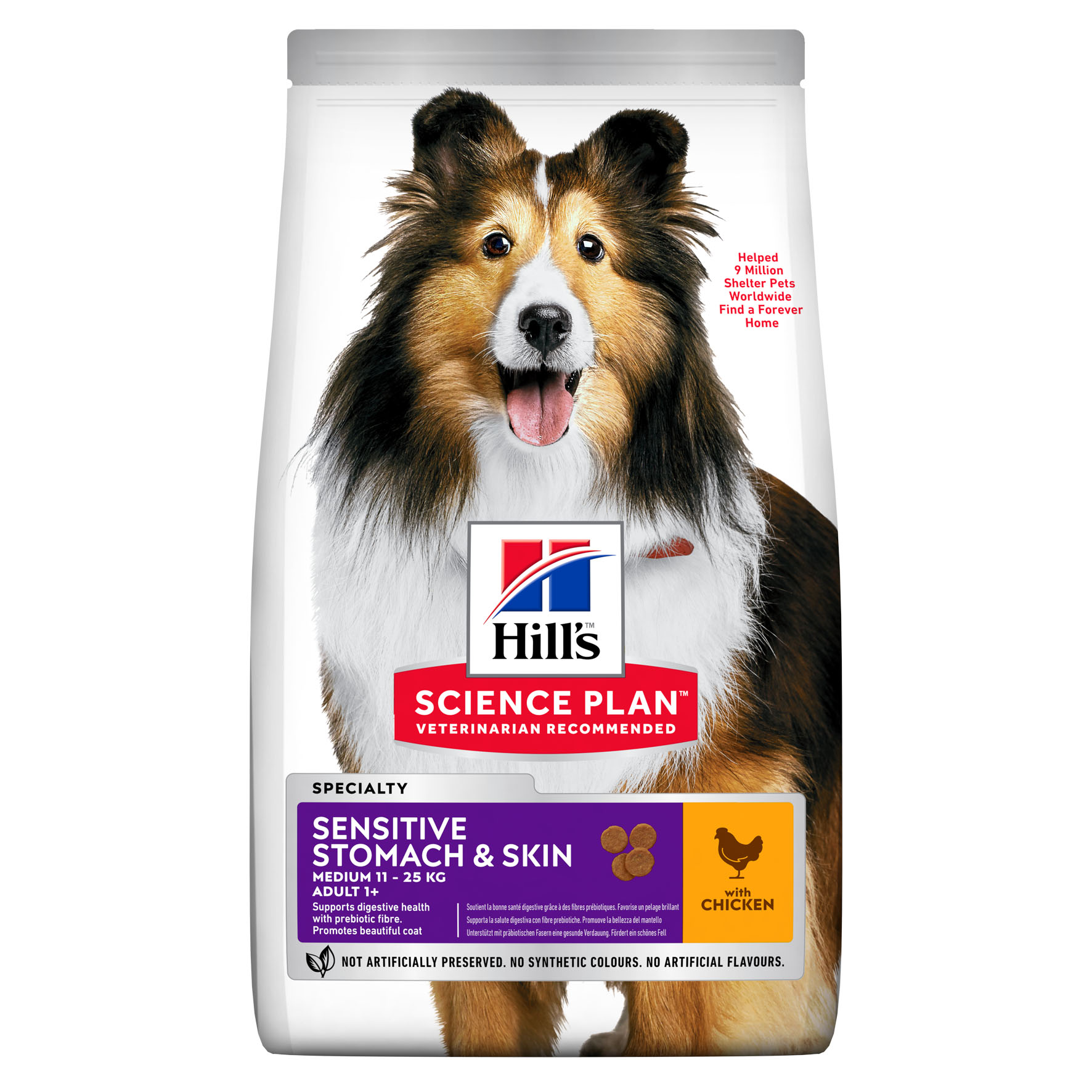 Hill’s Science Plan Adult Sensitive Stomach & Skin, Chicken 14kg