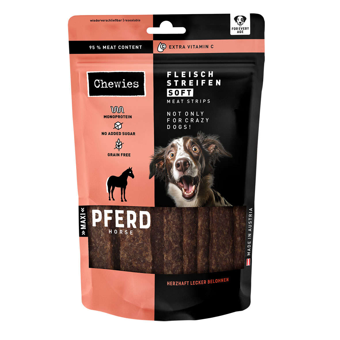 Chewies Fleischstreifen Soft Pferd 150g