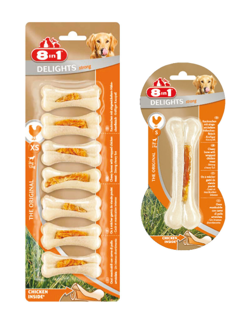 8in1 Delights Strong Kauknochen