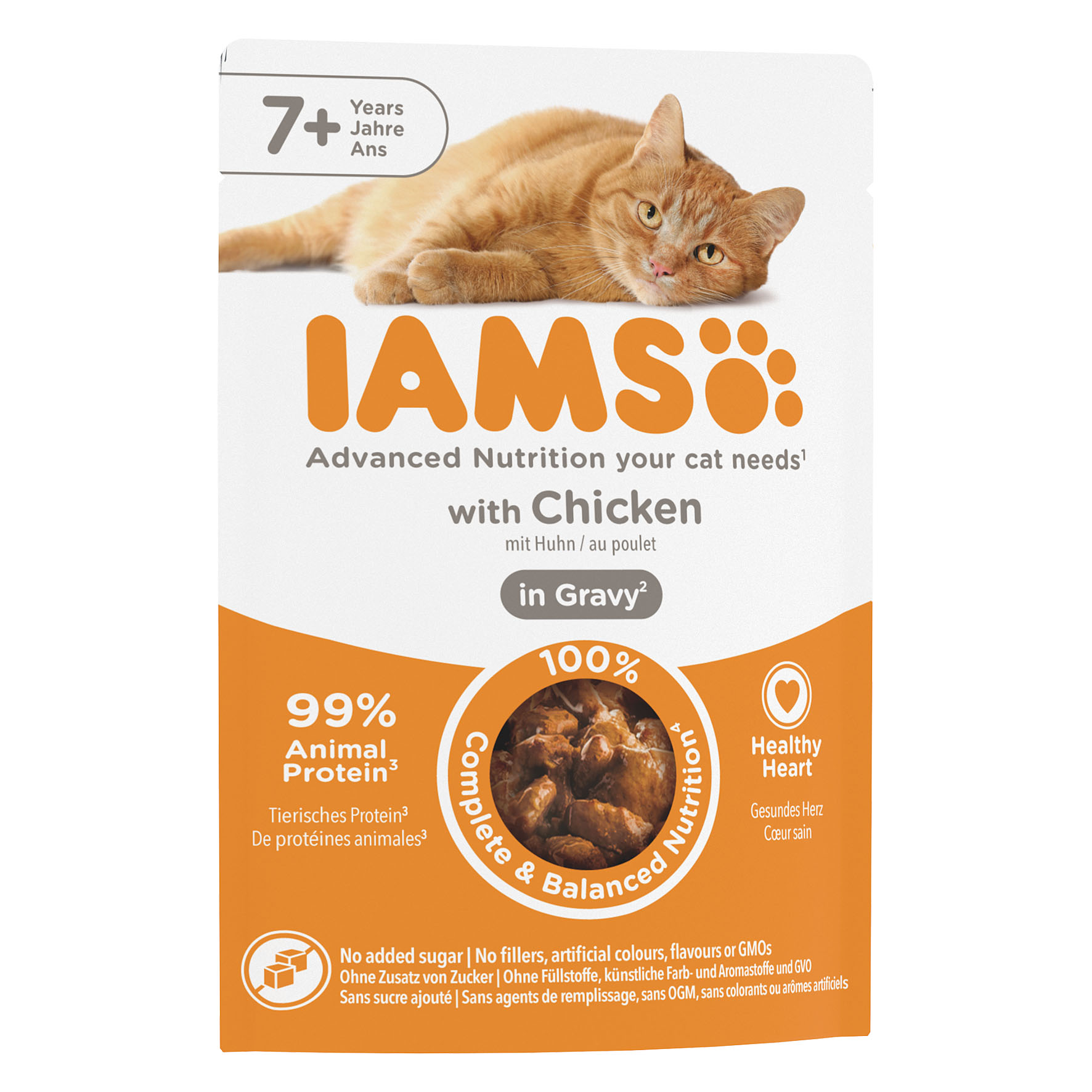 IAMS Delights Senior Huhn 85g