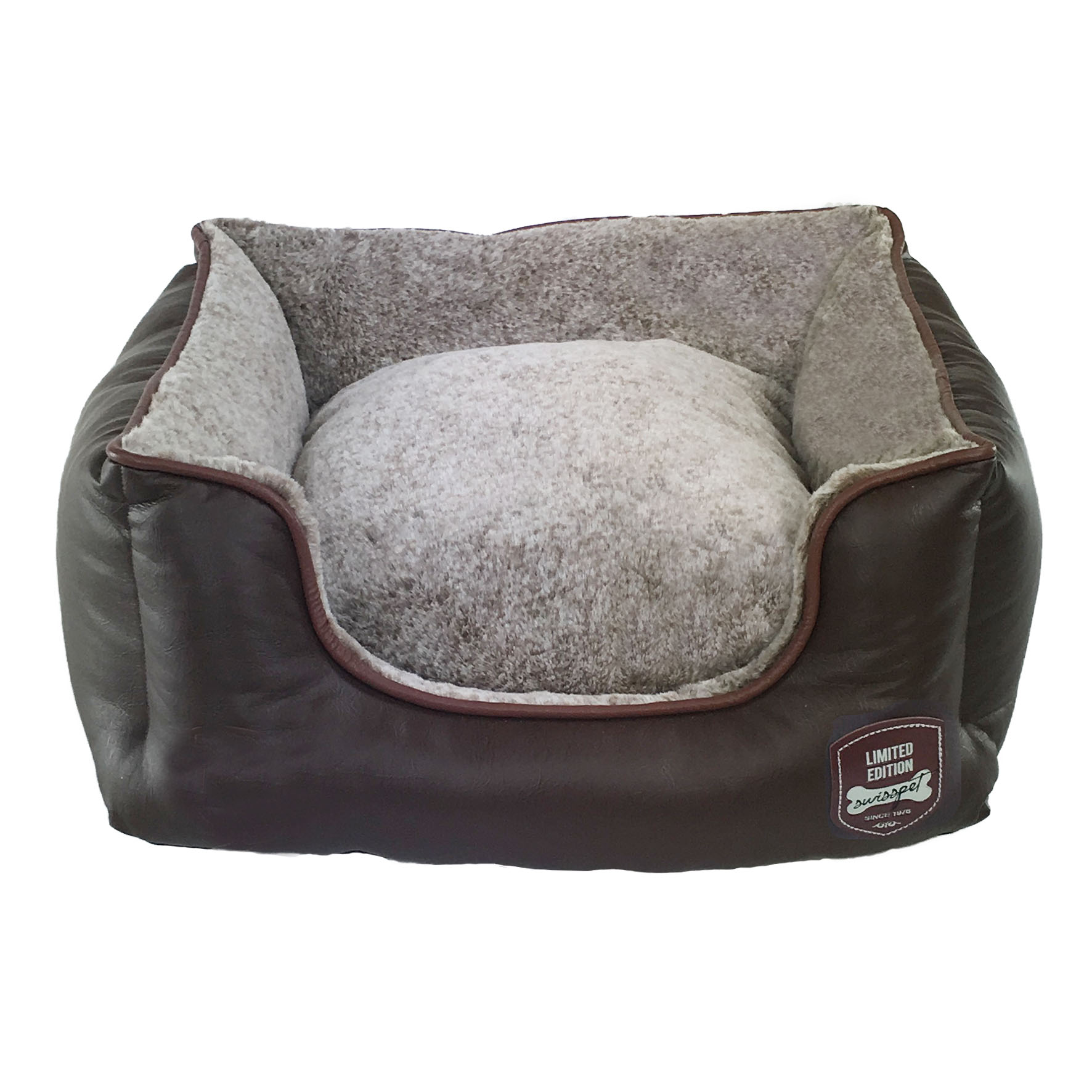 swisspet Hunde- & Katzenbett Leoni M, braun