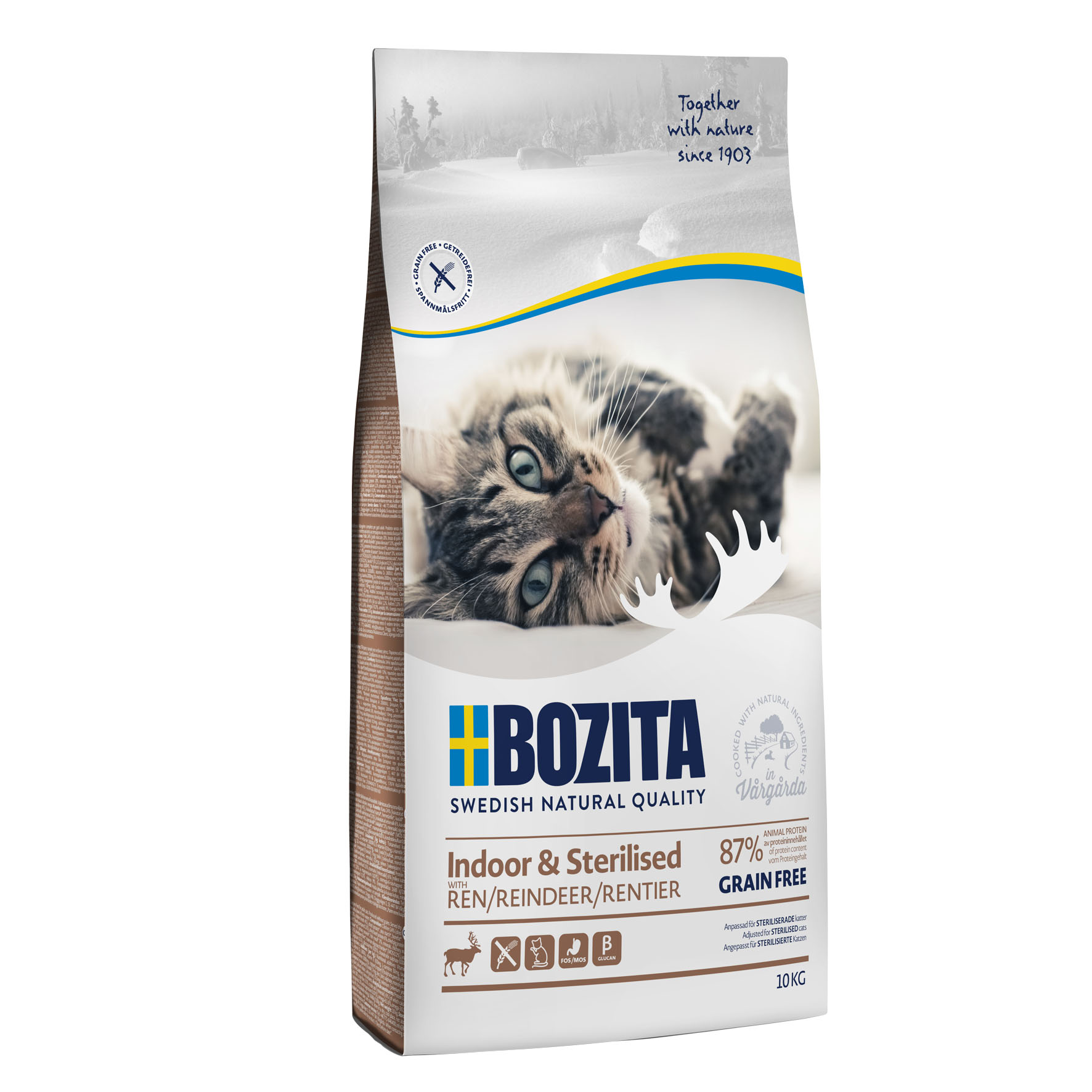 Bozita Grain Free Reindeer, 10kg