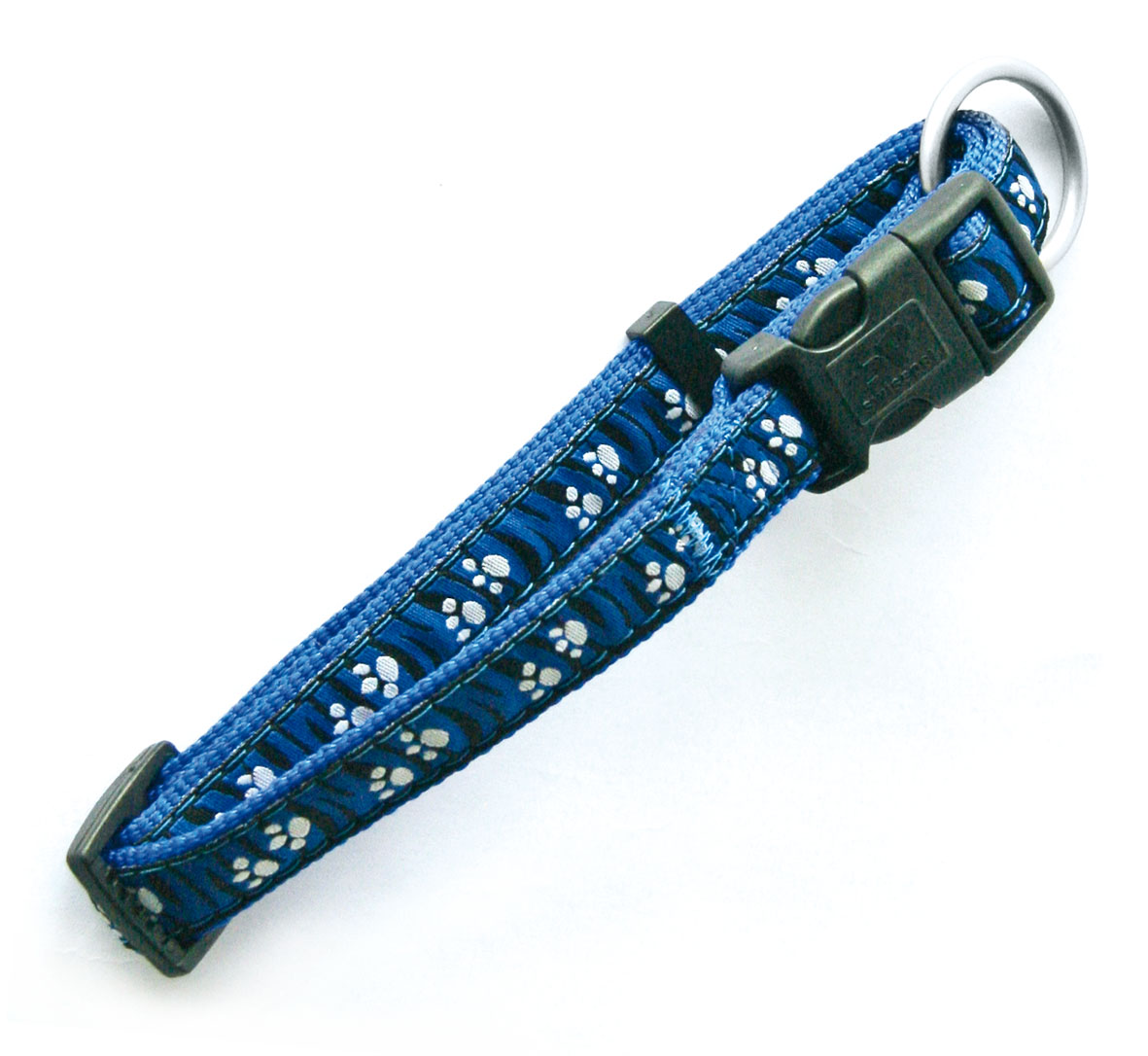 swisspet DoggyLine Hundehalsband und Hundeleine, blau, 20mm/35-50cm