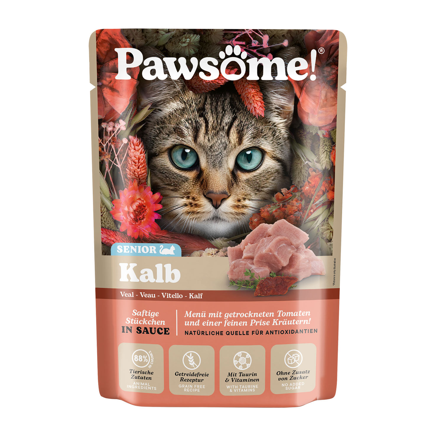 Pawsome Senior Kalb 85g