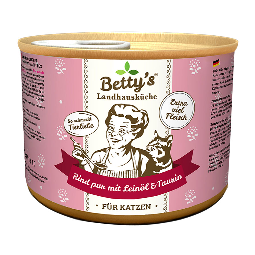 Betty´s Landhausküche Rind pur 200g