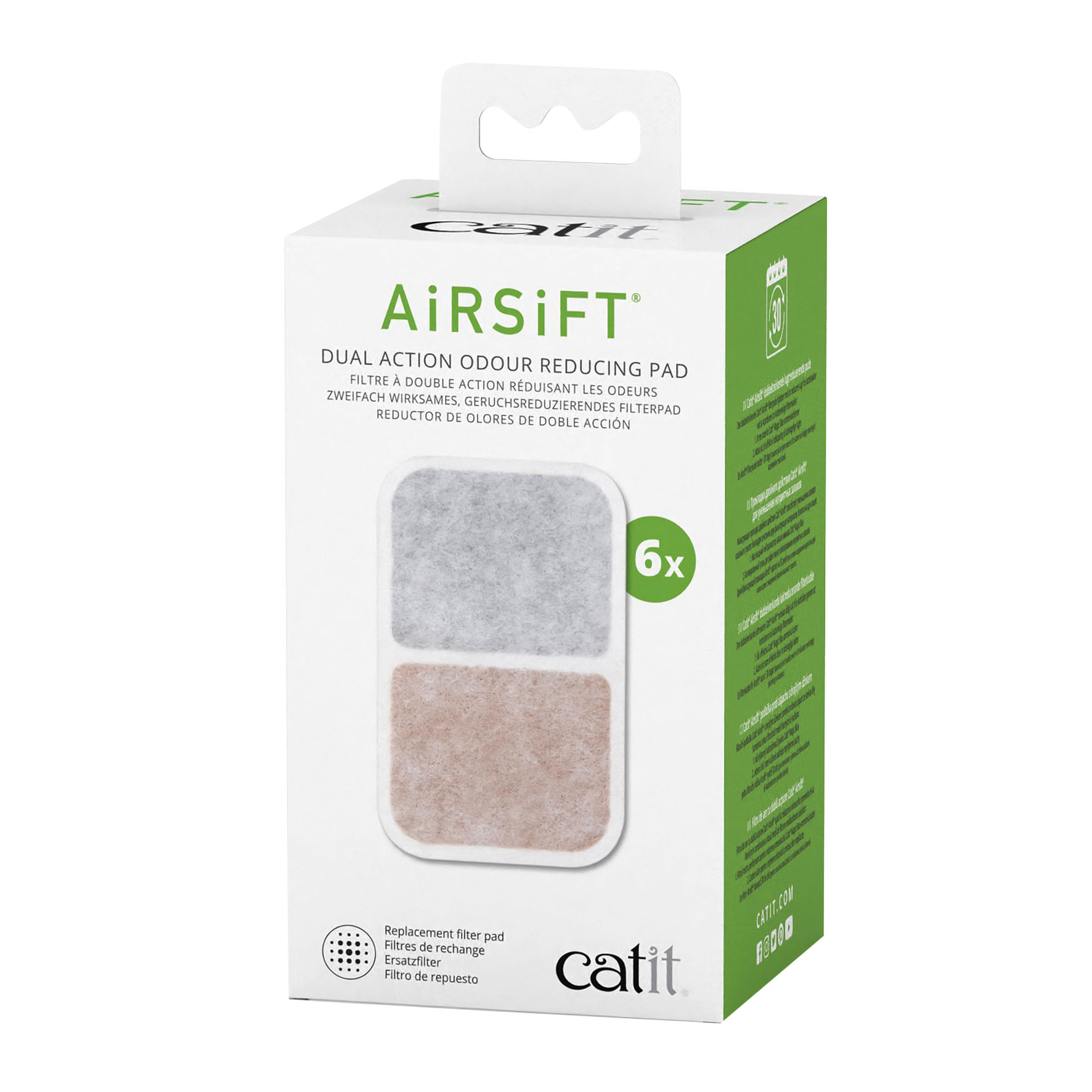 Catit Airsift Dual Action Pad, 6 Stk.