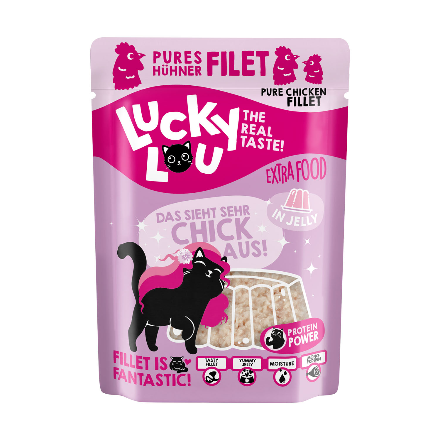 Lucky Lou Hühnerfilet in Jelly, 70g