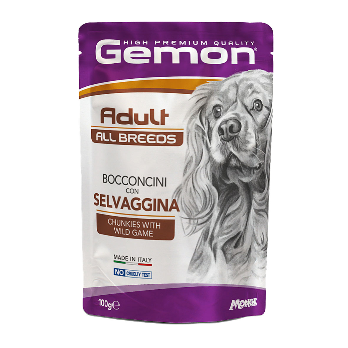 Gemon Dog Adult Wild, 100g