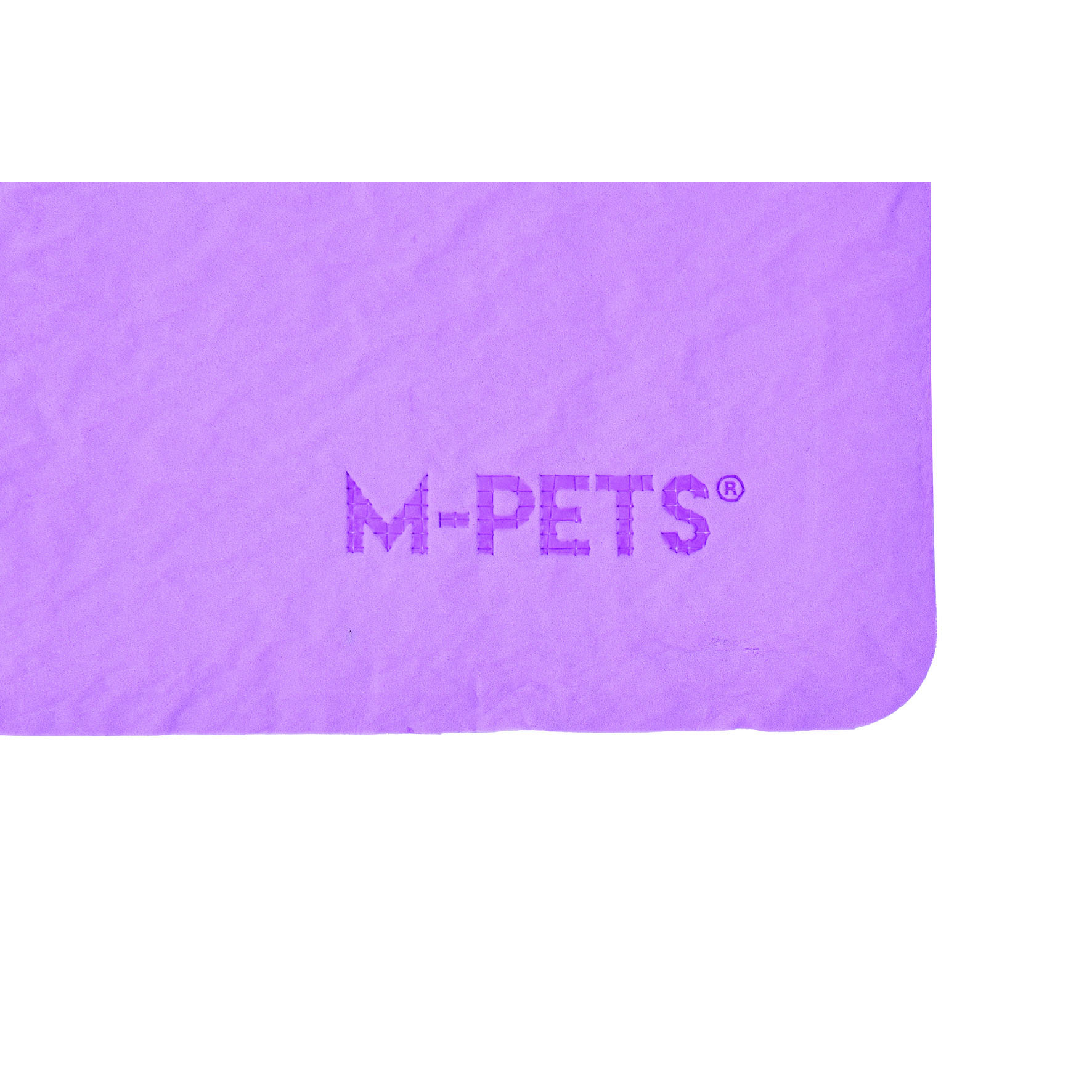 Serviette de bain M-Pets pour chiens et chats, 64 × 43 cm, violette